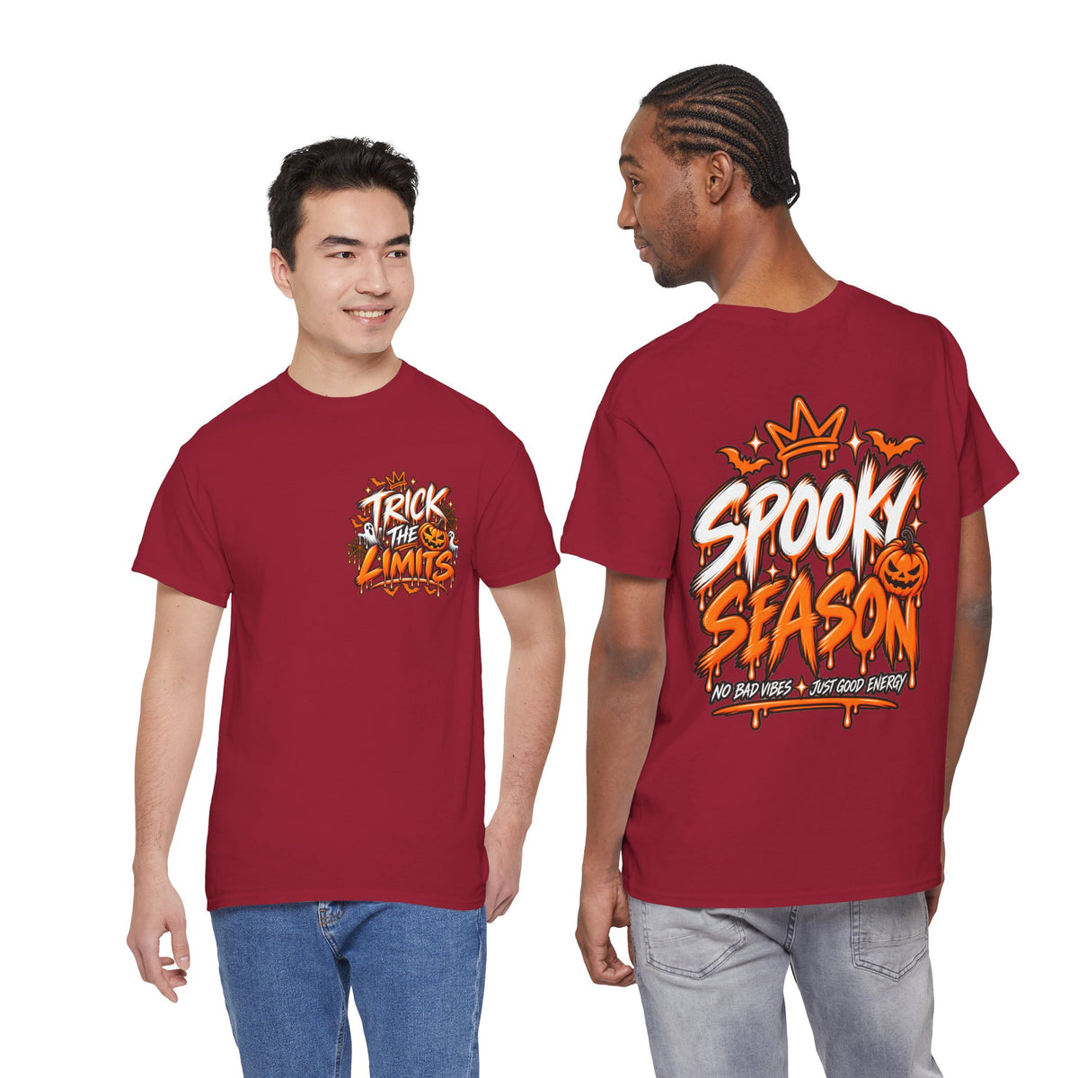 Spooky Season T-Shirt — 'Trick the Limits' Halloween Graphic Tee