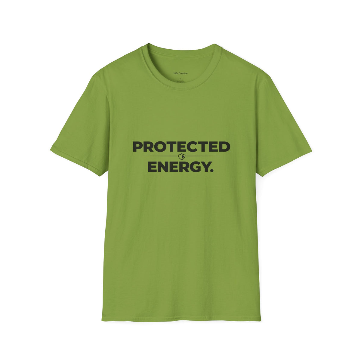 Protected Energy T‑Shirt — Minimalist Spiritual Graphic Tee