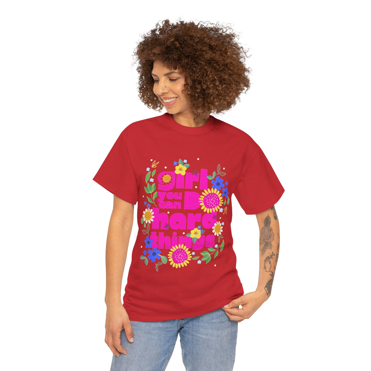 Girl You Can Do Hard Things Tee