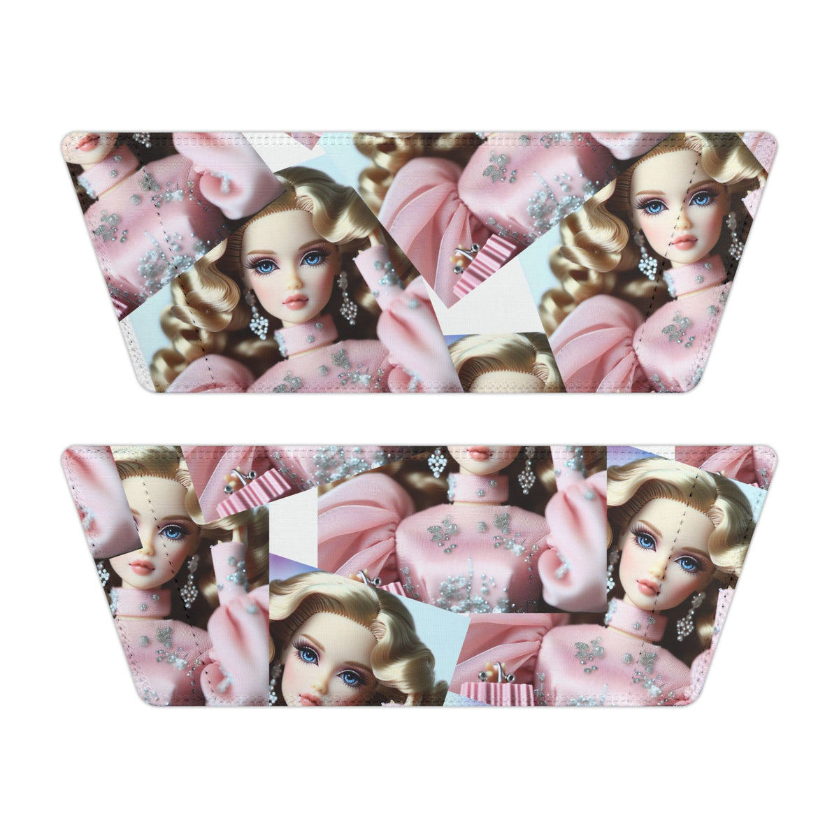 Youth Slide Sandals — Cute Doll Pattern Removable-Strap Slides