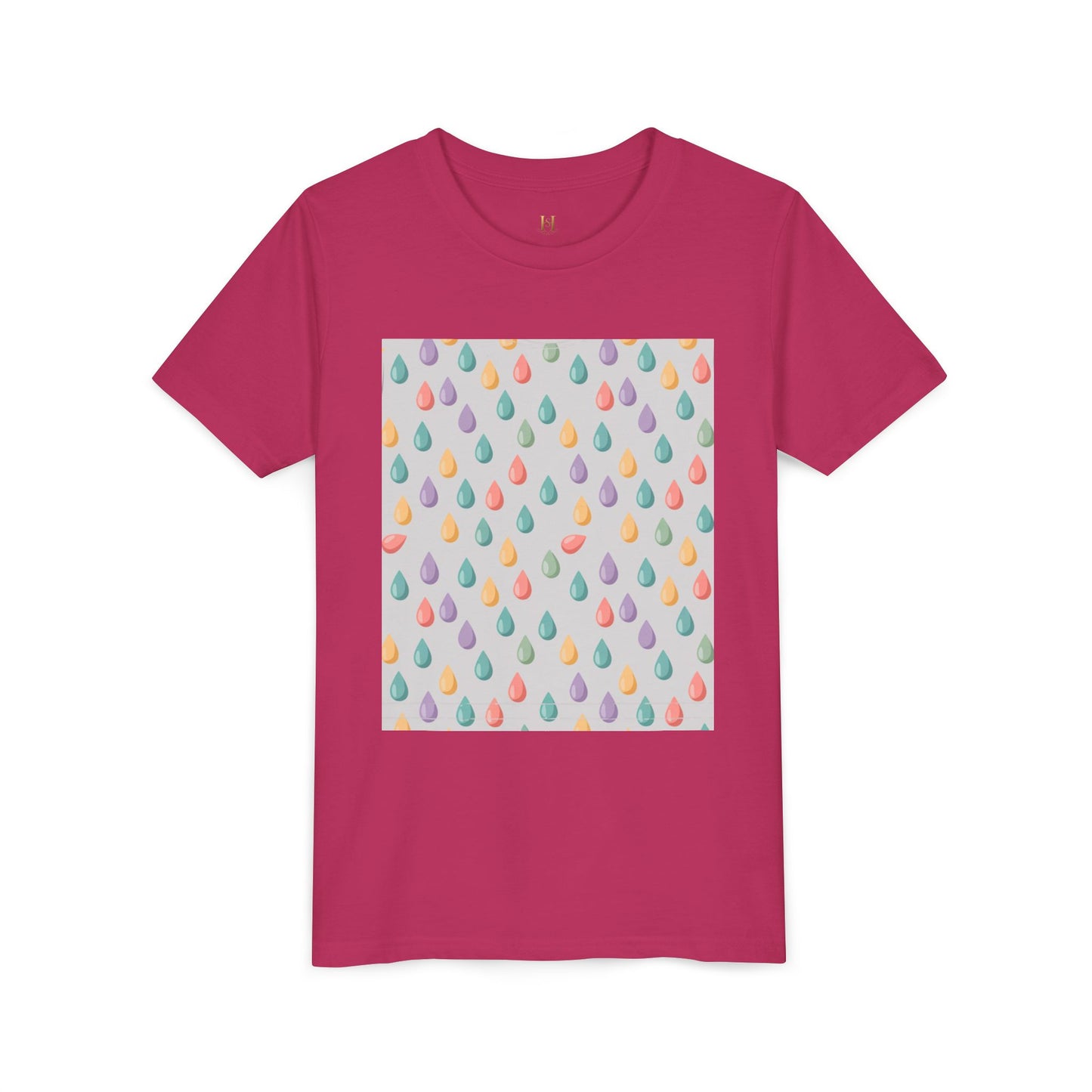 Colorful Water Droplet Youth Tee