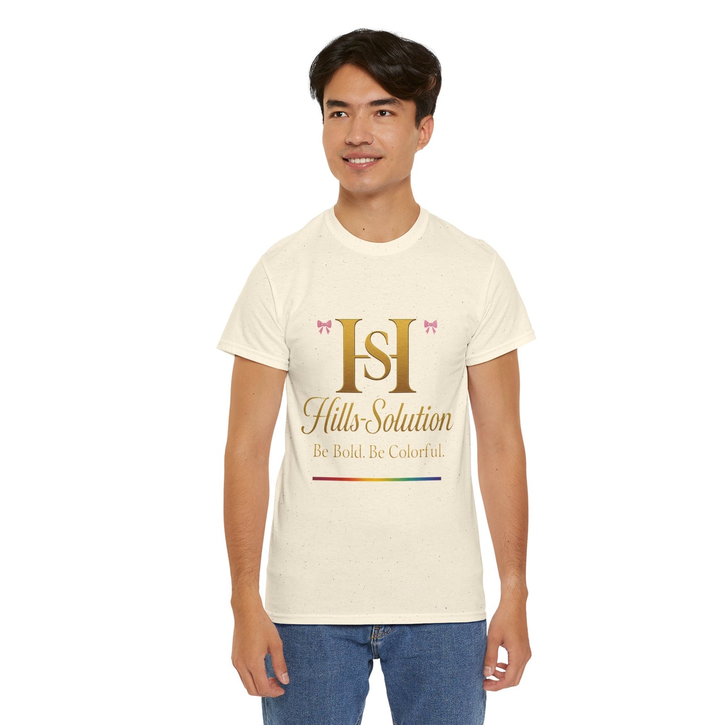Be Bold Be Colorful Graphic Tee — Vibrant Hills Solution T-Shirt