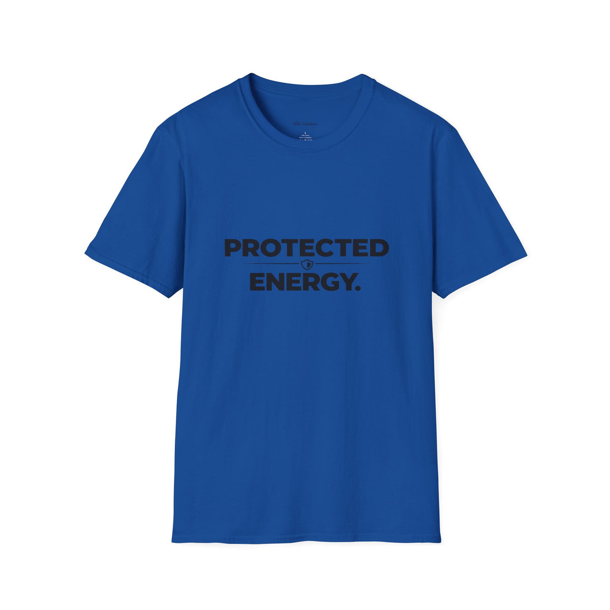 Protected Energy T‑Shirt — Minimalist Spiritual Graphic Tee