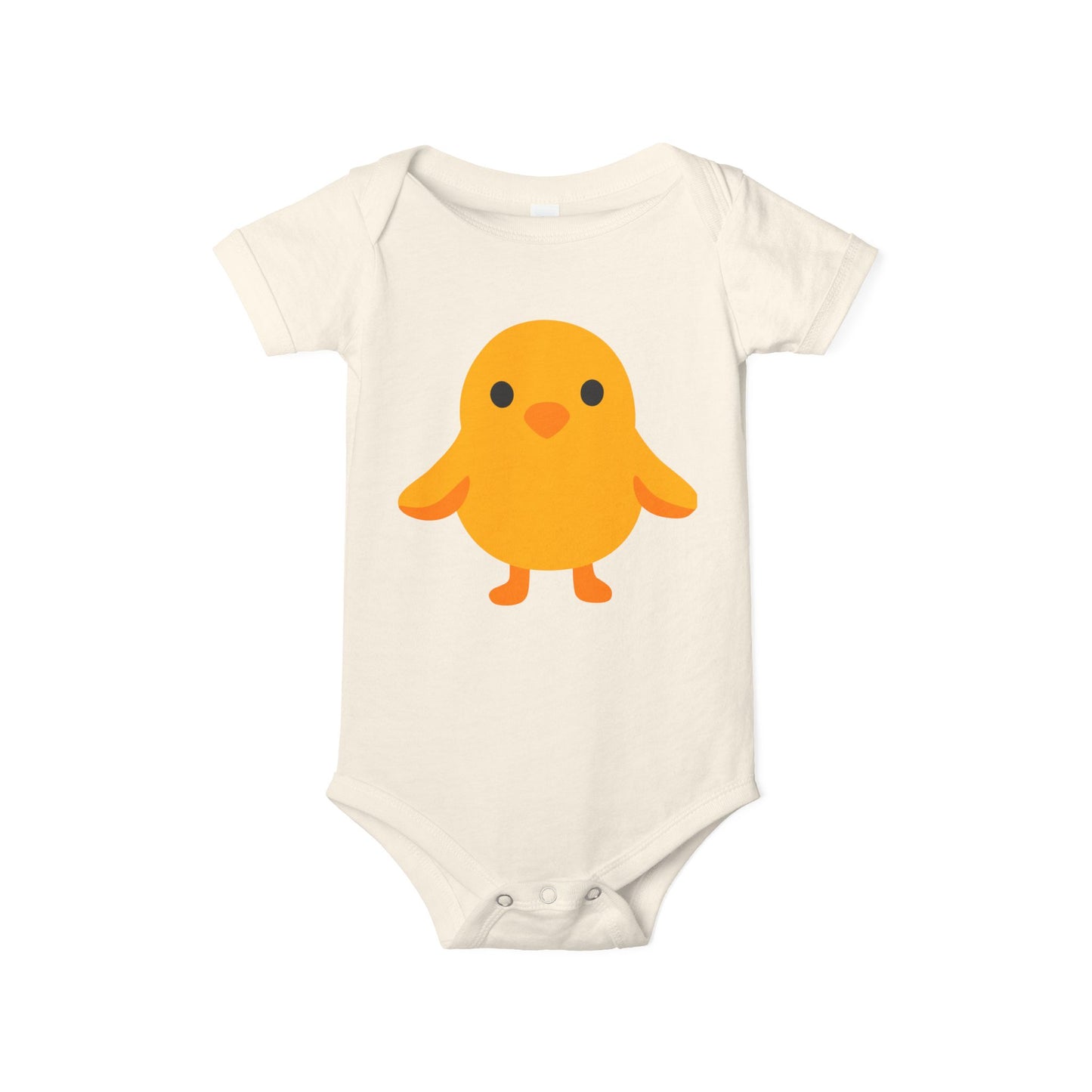 Adorable Baby Bodysuit with Cute Chick Design, Infant Onesie