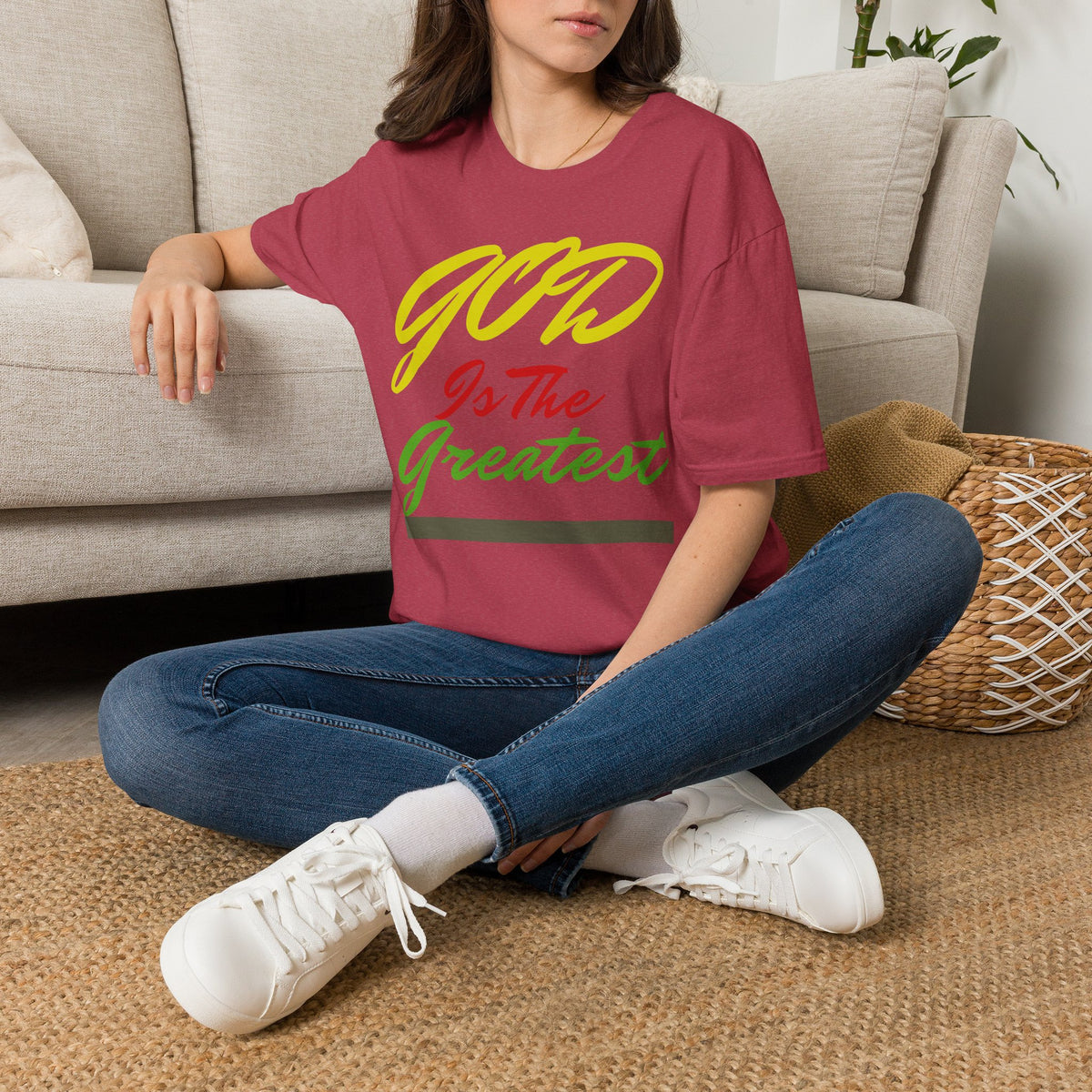 God Is The Greatest T-Shirt — Inspirational Christian Faith Tee