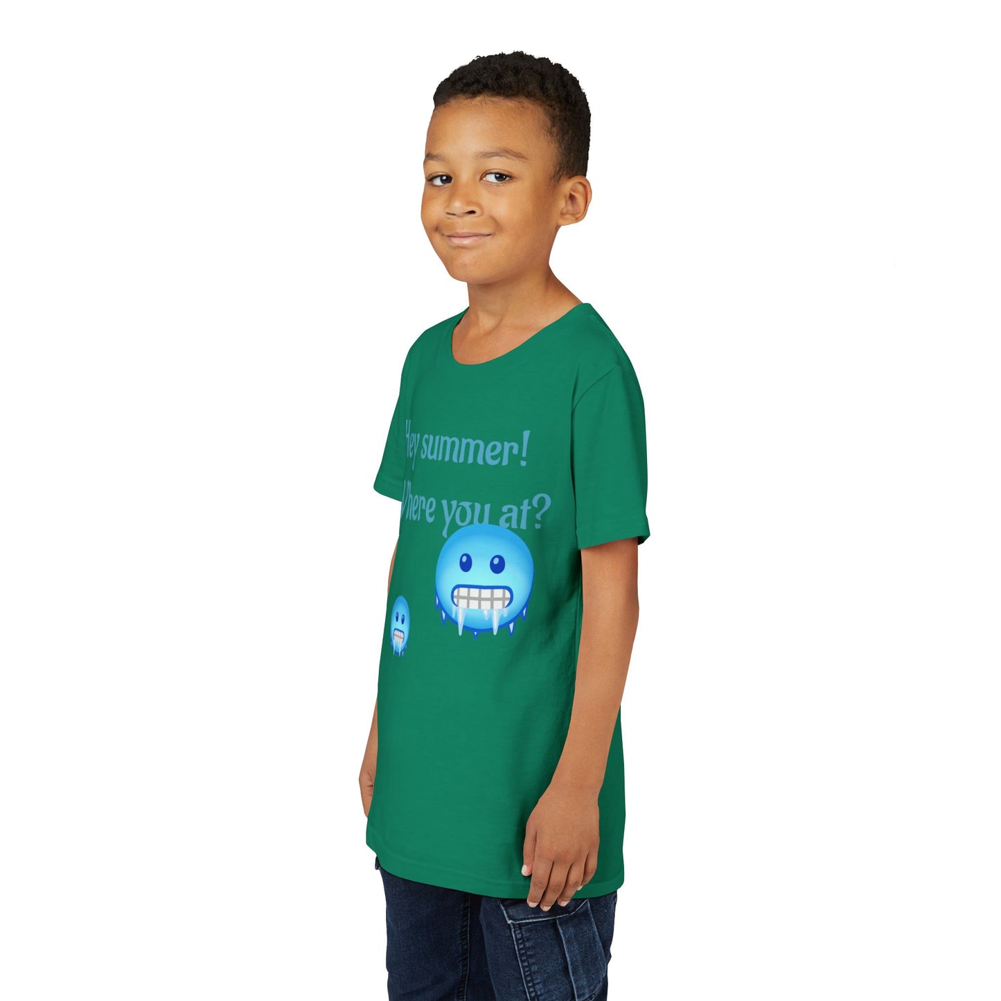 Youth Summer Vibe Tee, Kids Beach Tee