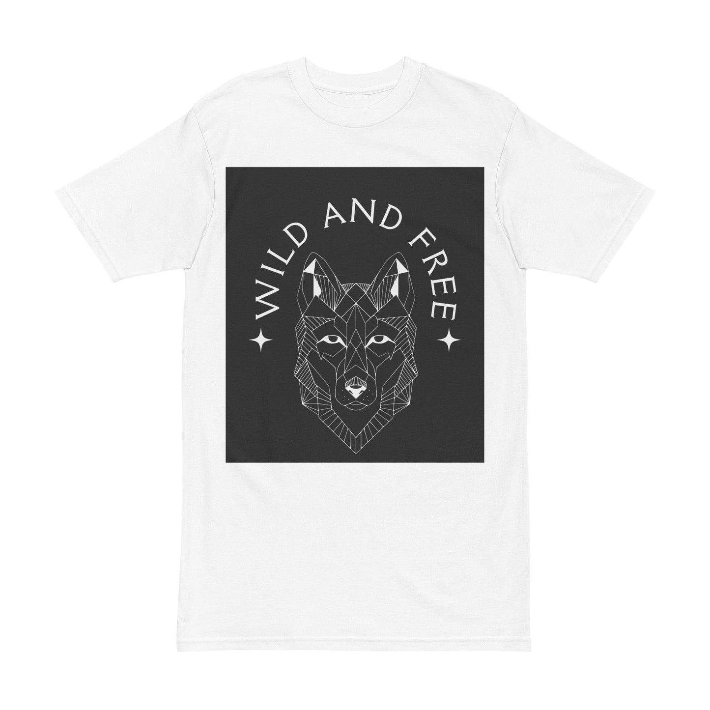 Wild and Free Wolf T-Shirt — Graphic Men's Tee