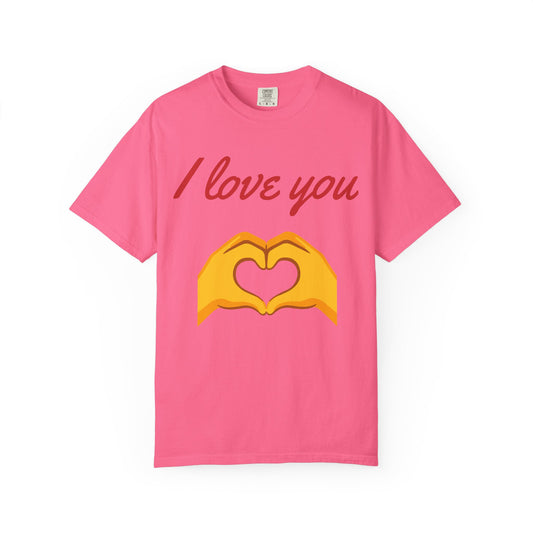 I Love You Hand Heart Unisex T-Shirt, Casual Love Tee, Gift for Him or Her, Anniversary or Valentine's Day Outfit, Cute Couples Shirt, [...]