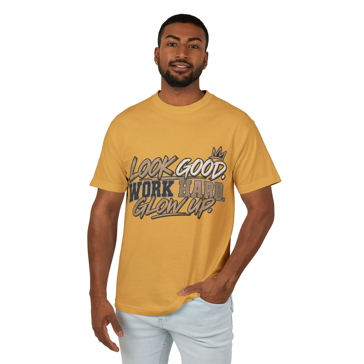 Look Good Work Hard Glow Up Tee