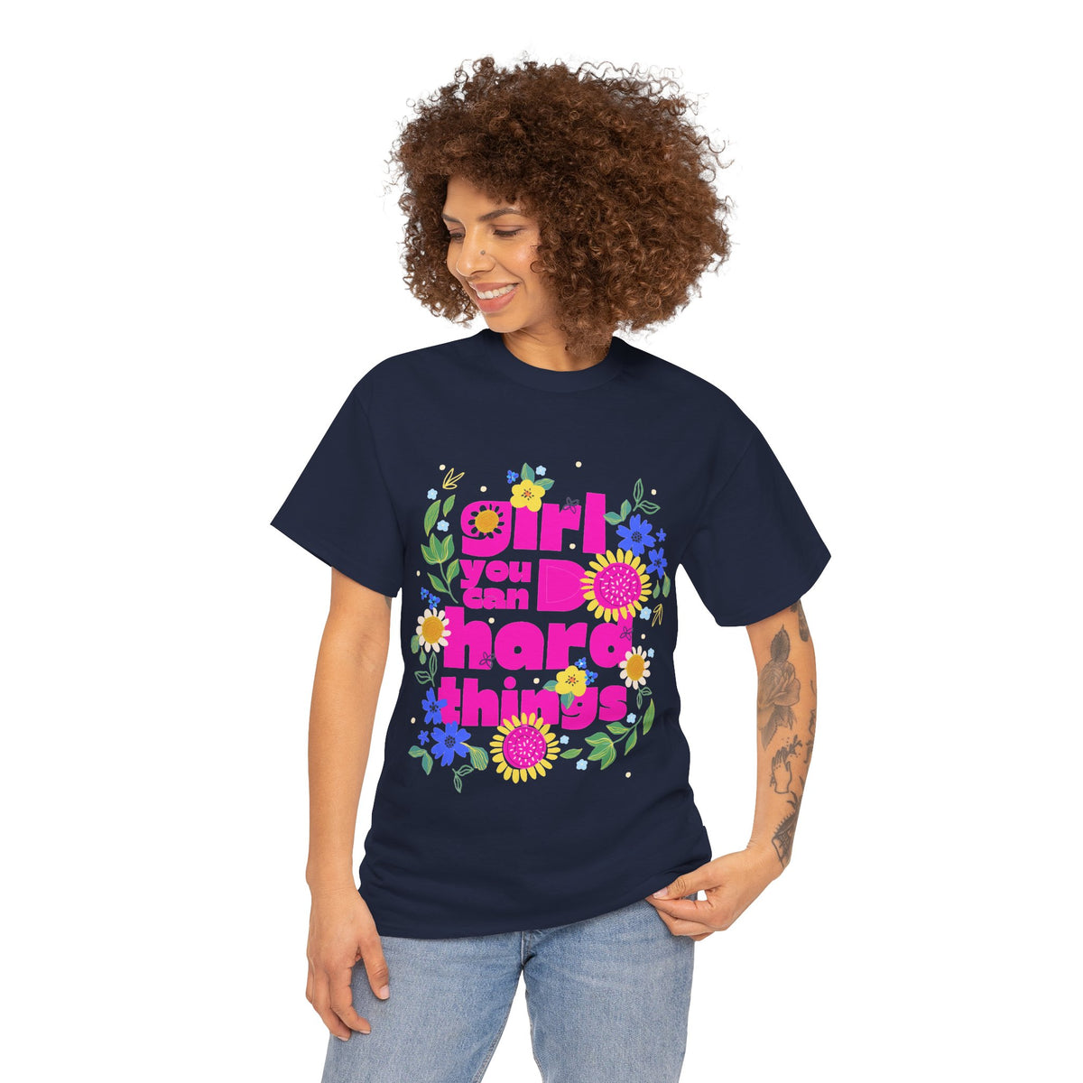 Girl You Can Do Hard Things Tee