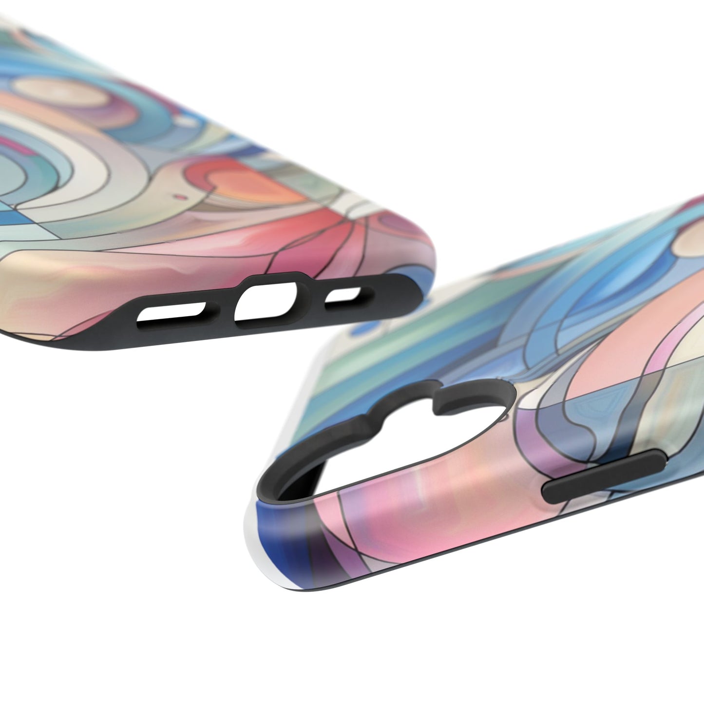 Artistic Magnetic Phone Case | Abstract Colorful Design, Unique Gift for Artists, Stylish Protection, Holiday Essentials, Phone Accessory