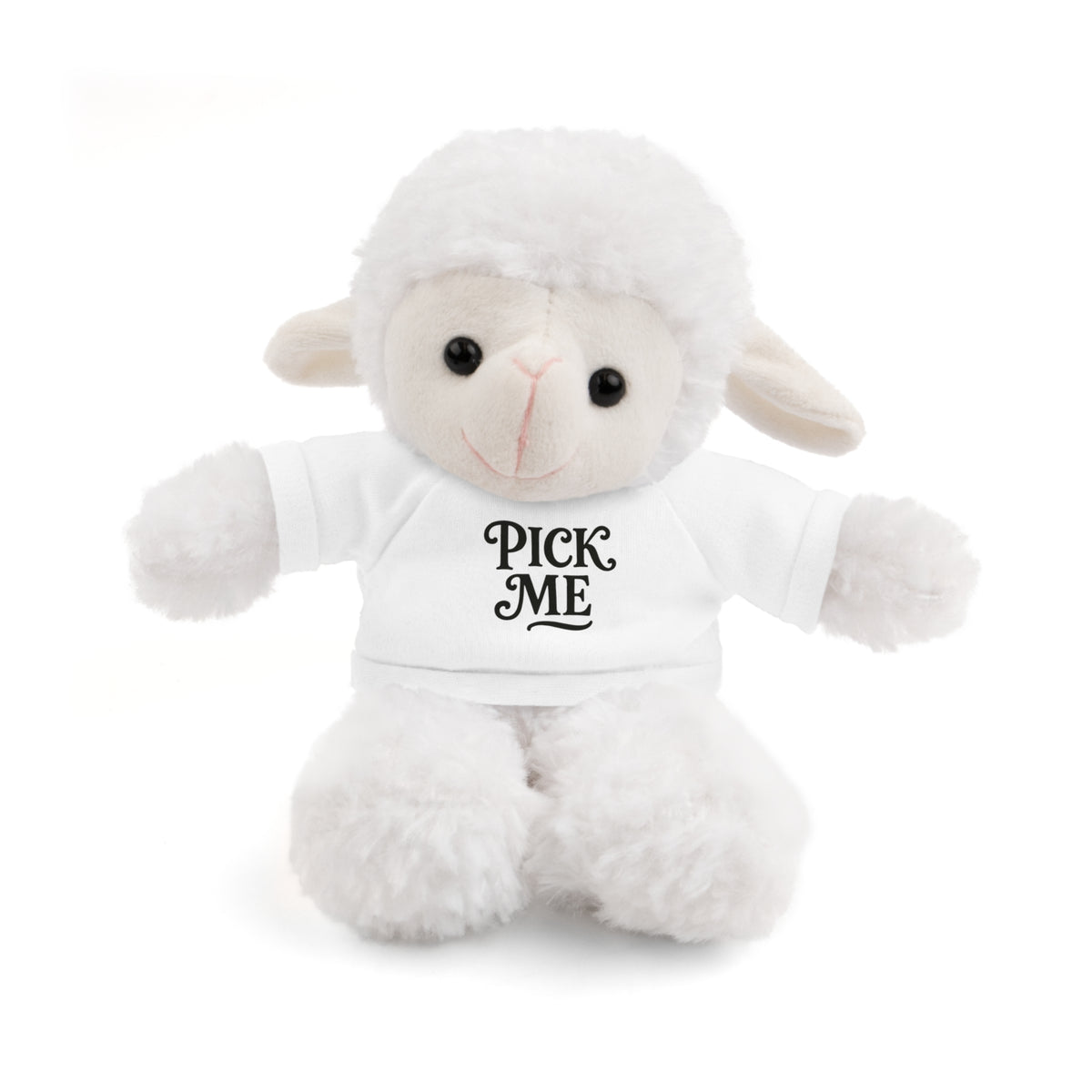 Pick Me Plush Bear with Tee — Cute Stuffed Animal Gift