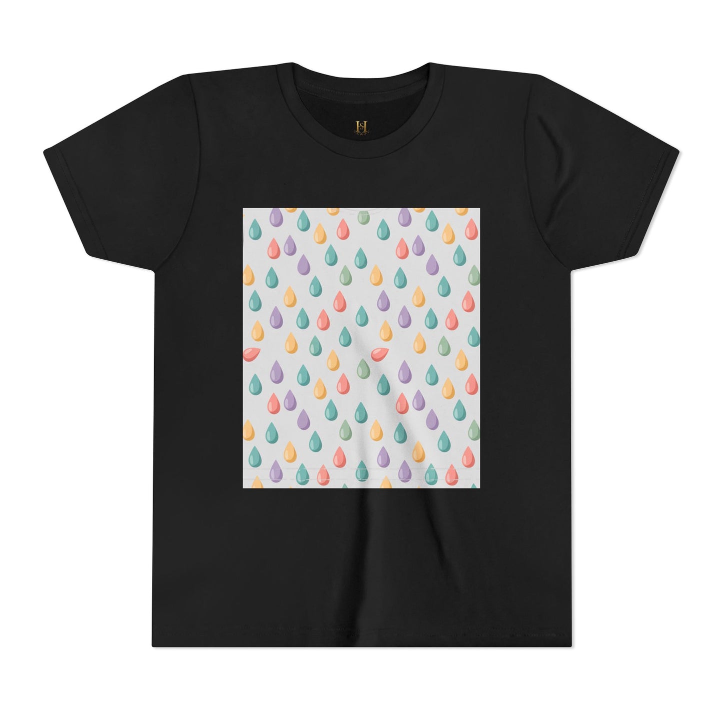 Colorful Water Droplet Youth Tee