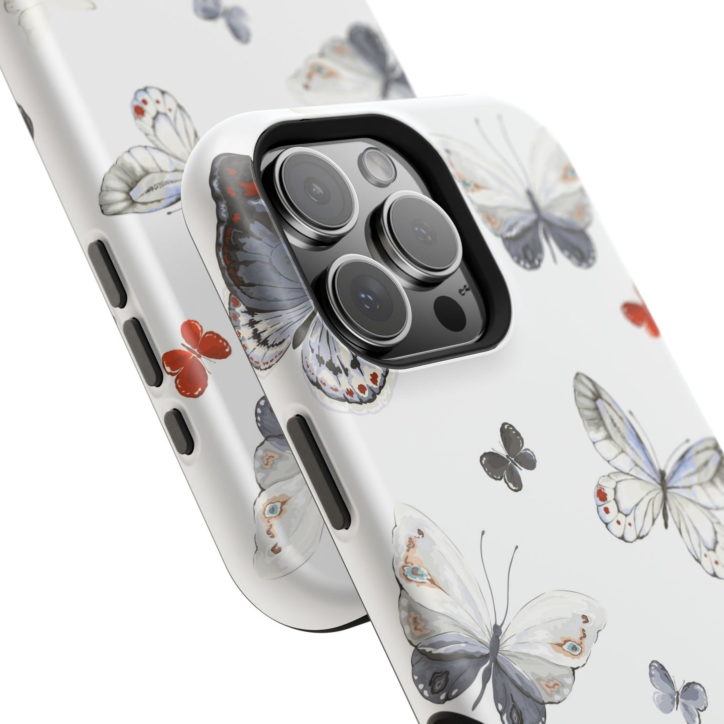 Butterfly Impact-Resistant Phone Case, Elegant Phone Cover, Gifts for Her, Nature Lovers, Eco-friendly Design, Cute Butterfly Case
