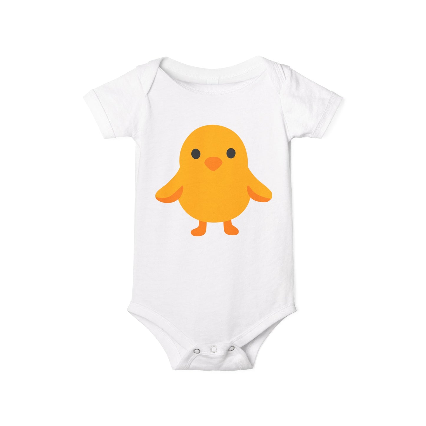 Adorable Baby Bodysuit with Cute Chick Design, Infant Onesie