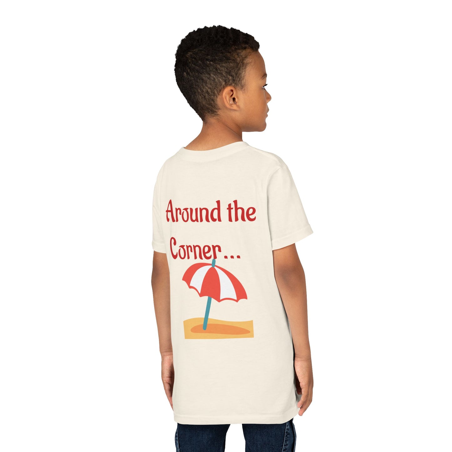 Youth Summer Vibe Tee, Kids Beach Tee