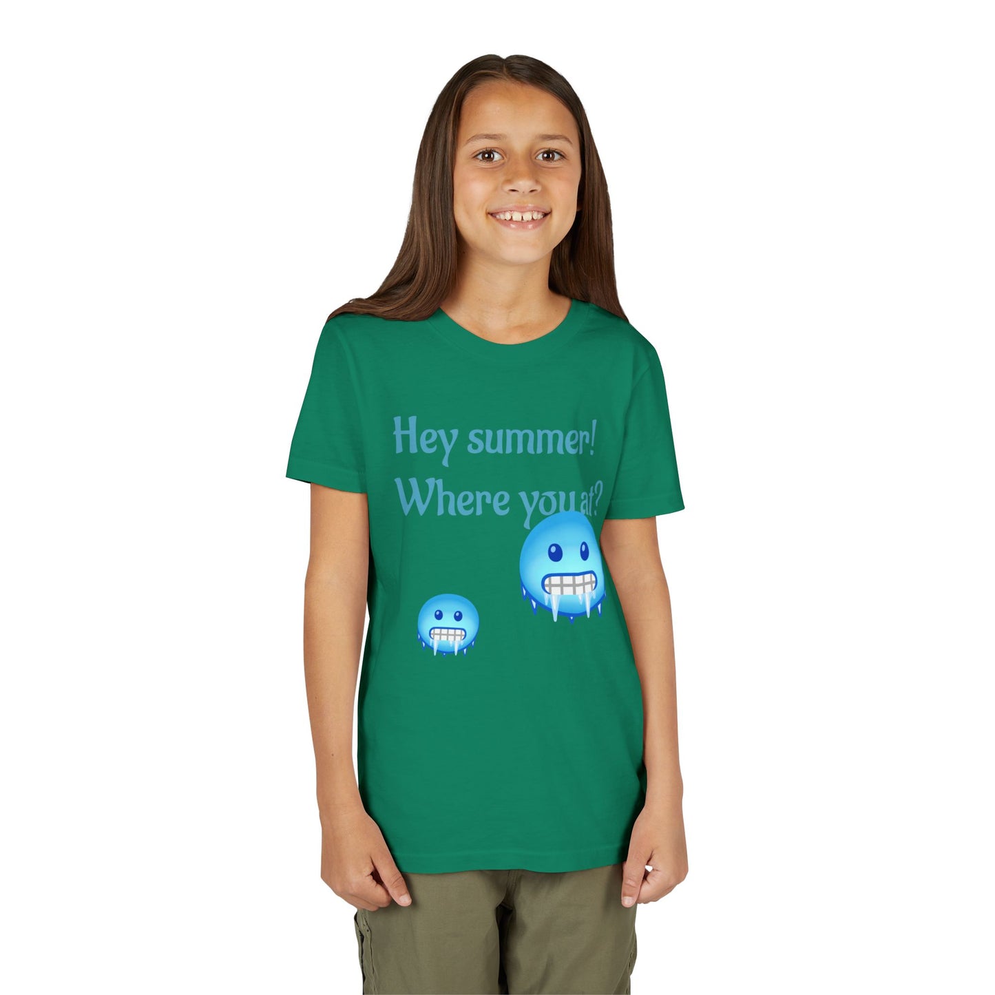 Youth Summer Vibe Tee, Kids Beach Tee