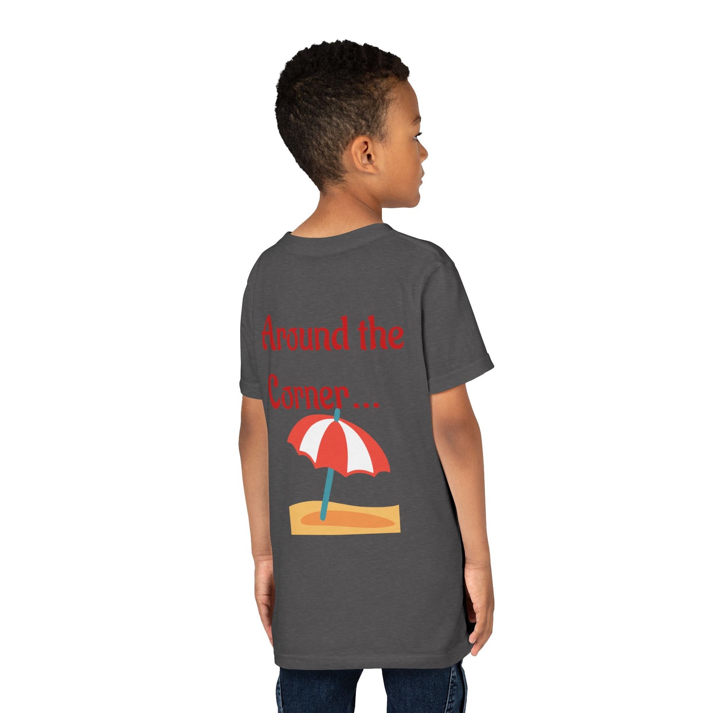 Youth Summer Vibe Tee, Kids Beach Tee