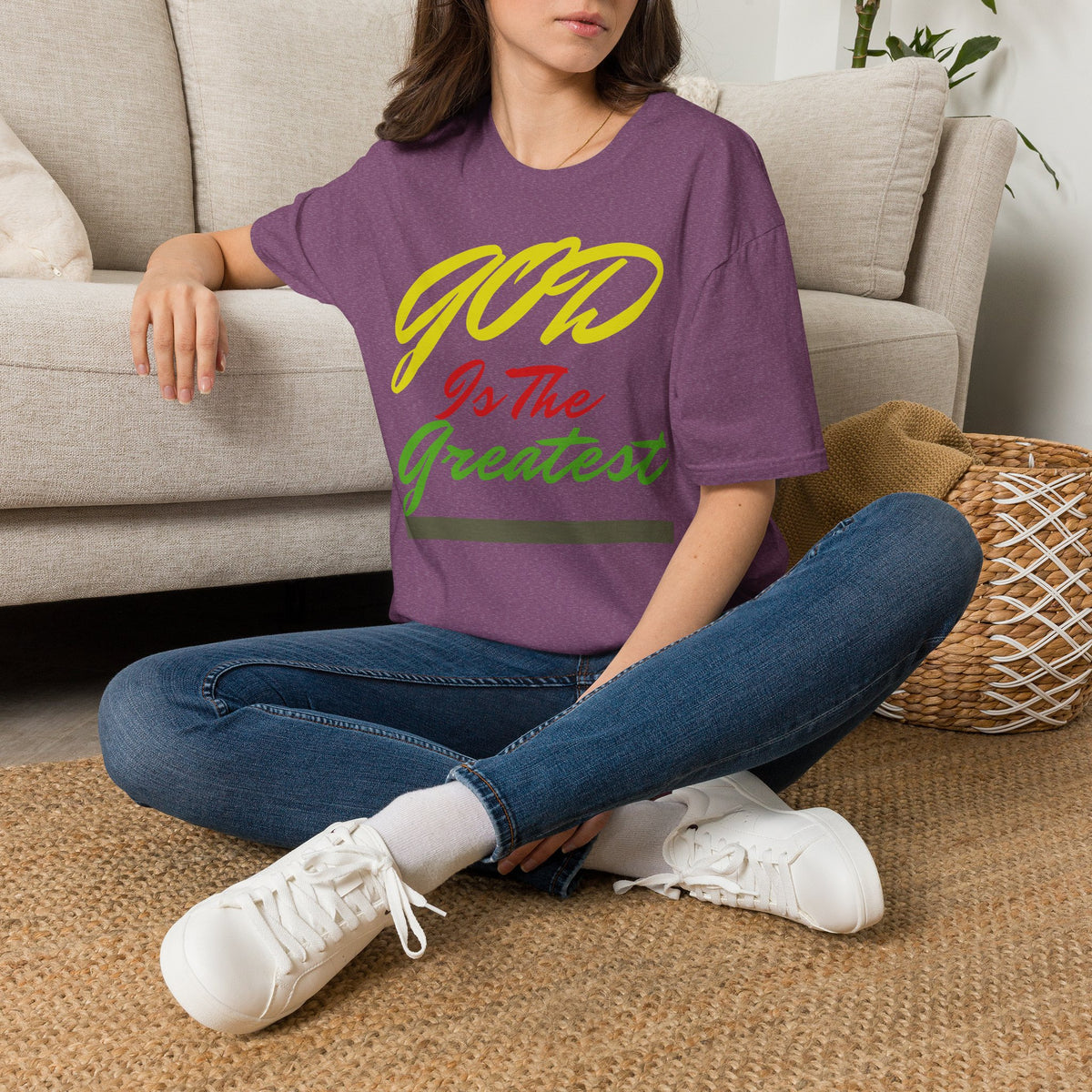 God Is The Greatest T-Shirt — Inspirational Christian Faith Tee