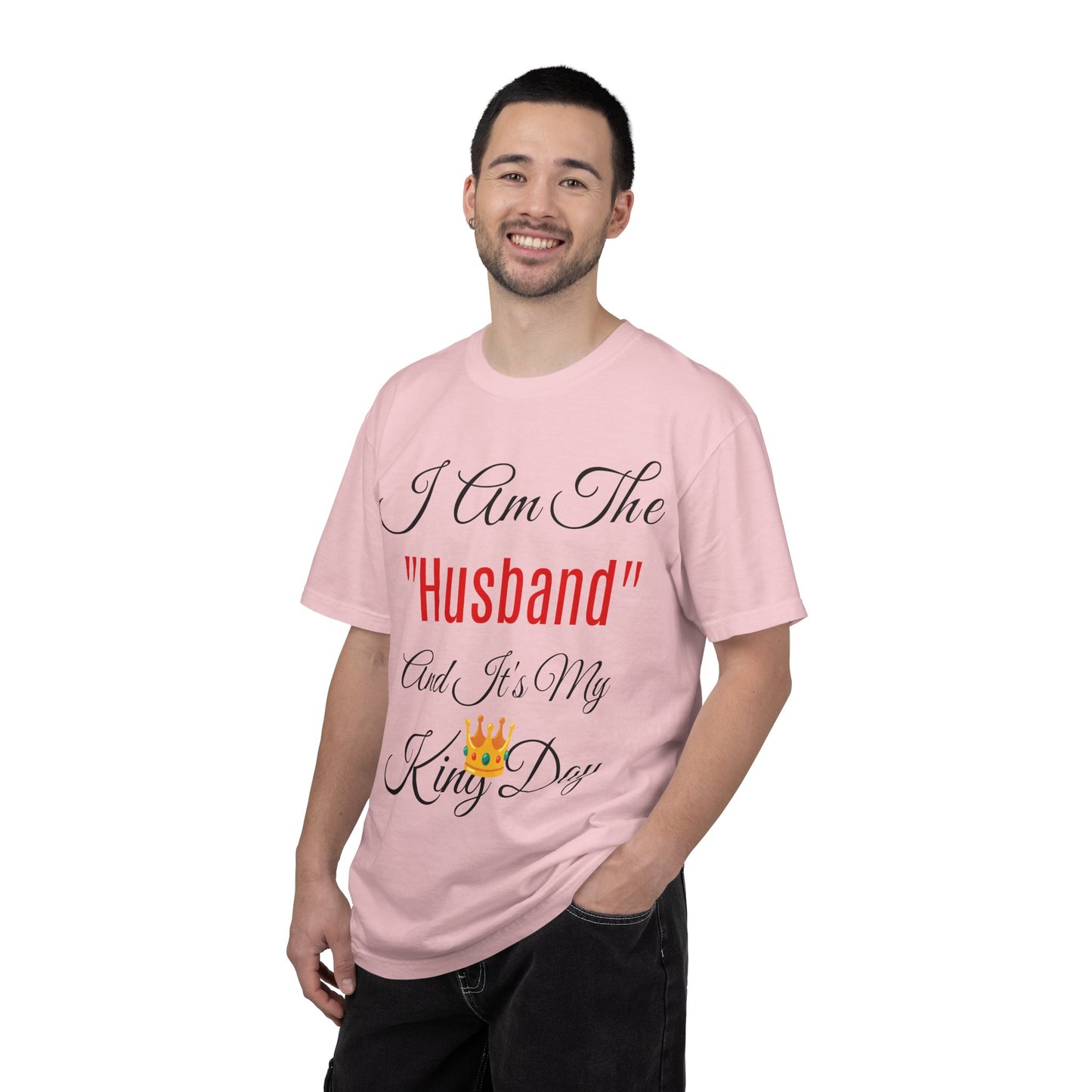 King Day Husband T-shirt | Unisex Garment-Dyed Tee