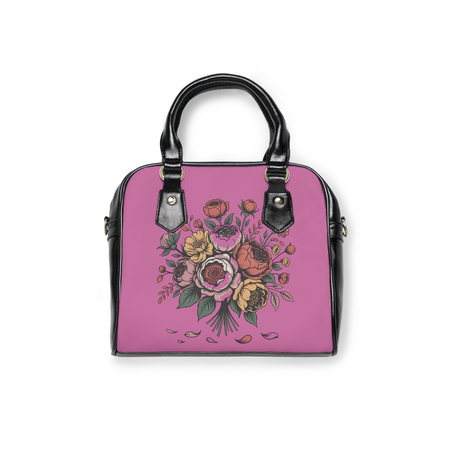 Floral Shoulder Handbag - Chic Bohemian Design for Everyday Use