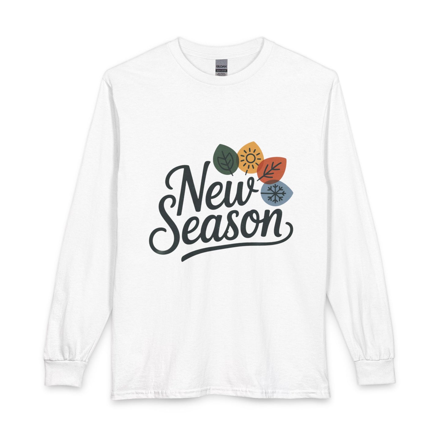 New Season Long Sleeve Tee — “A Season to Begin With” Floral Fall Shirt
