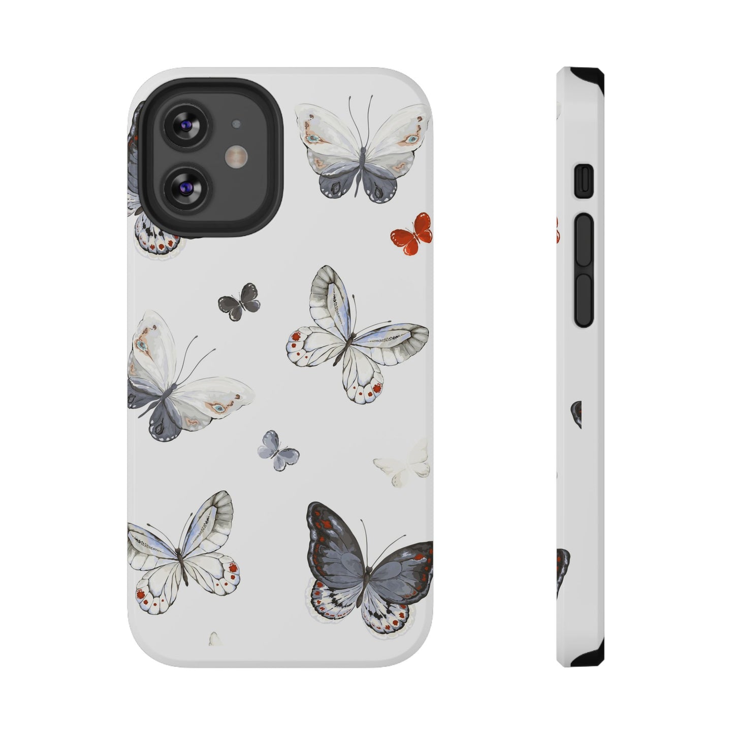 Butterfly Impact-Resistant Phone Case, Elegant Phone Cover, Gifts for Her, Nature Lovers, Eco-friendly Design, Cute Butterfly Case