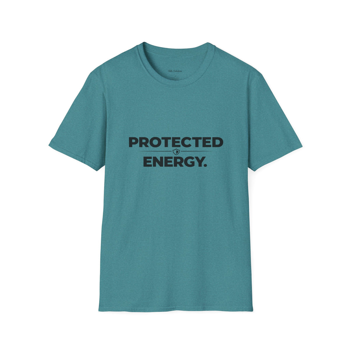 Protected Energy T‑Shirt — Minimalist Spiritual Graphic Tee