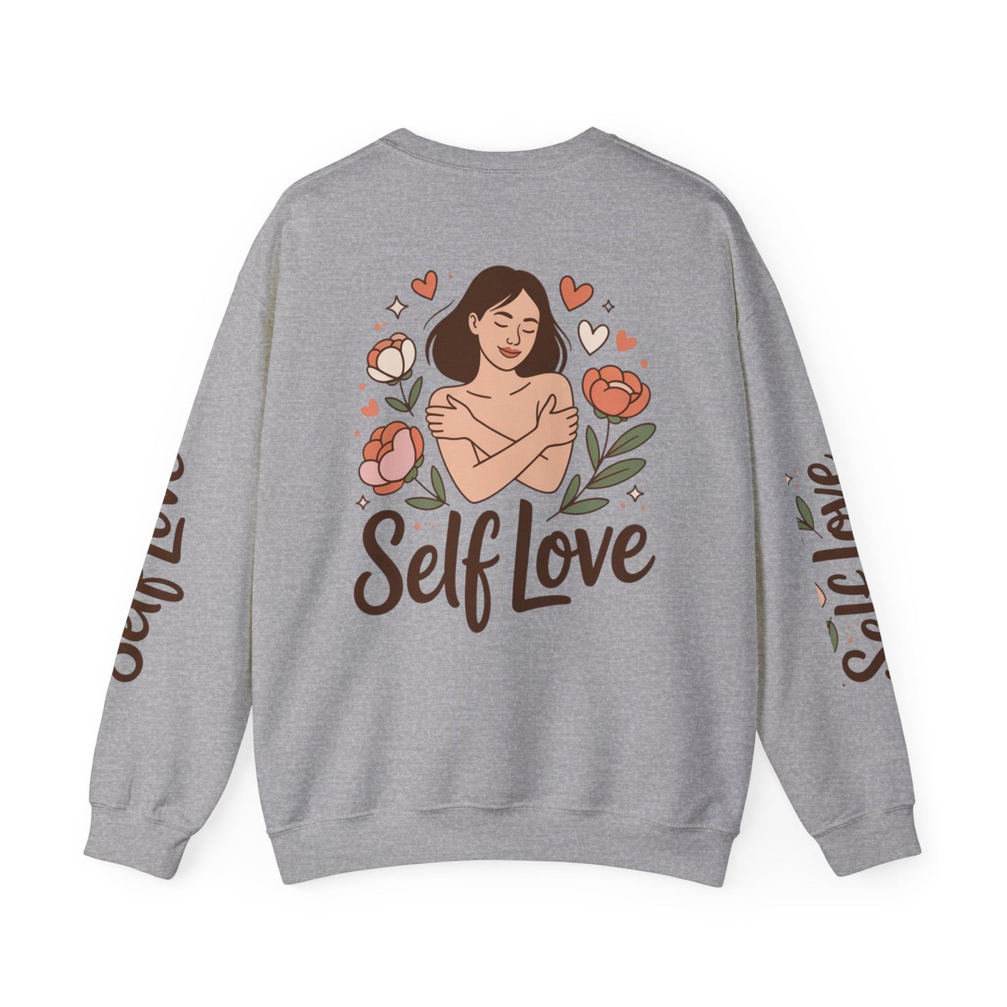 Self Love Crewneck Sweatshirt - Choose Joy & Embrace Yourself