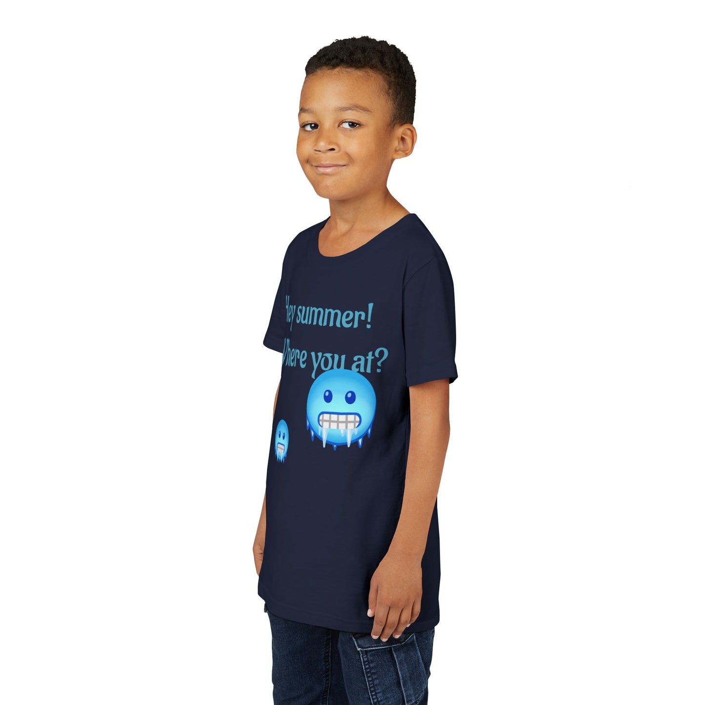 Youth Summer Vibe Tee, Kids Beach Tee