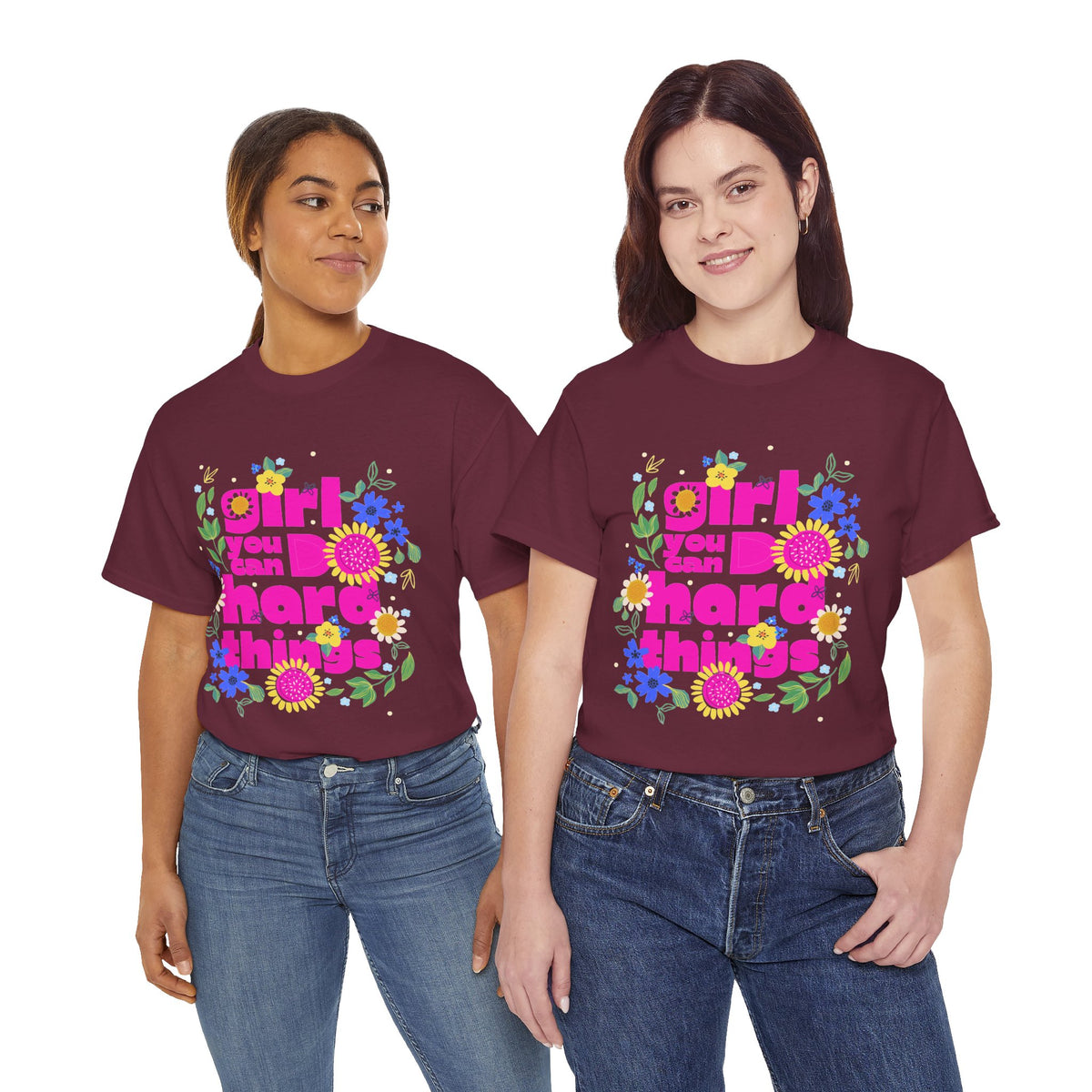 Girl You Can Do Hard Things Tee