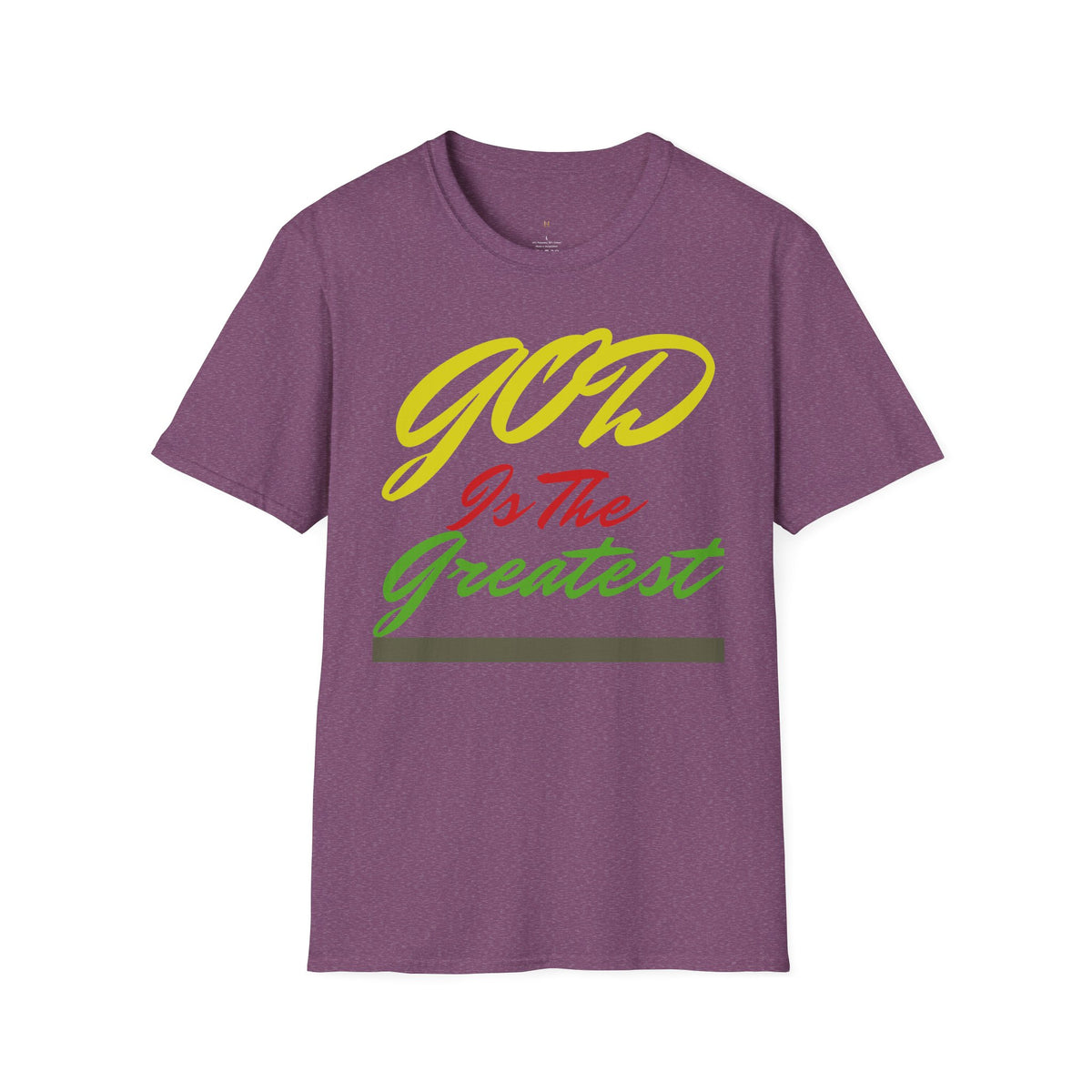 God Is The Greatest T-Shirt — Inspirational Christian Faith Tee