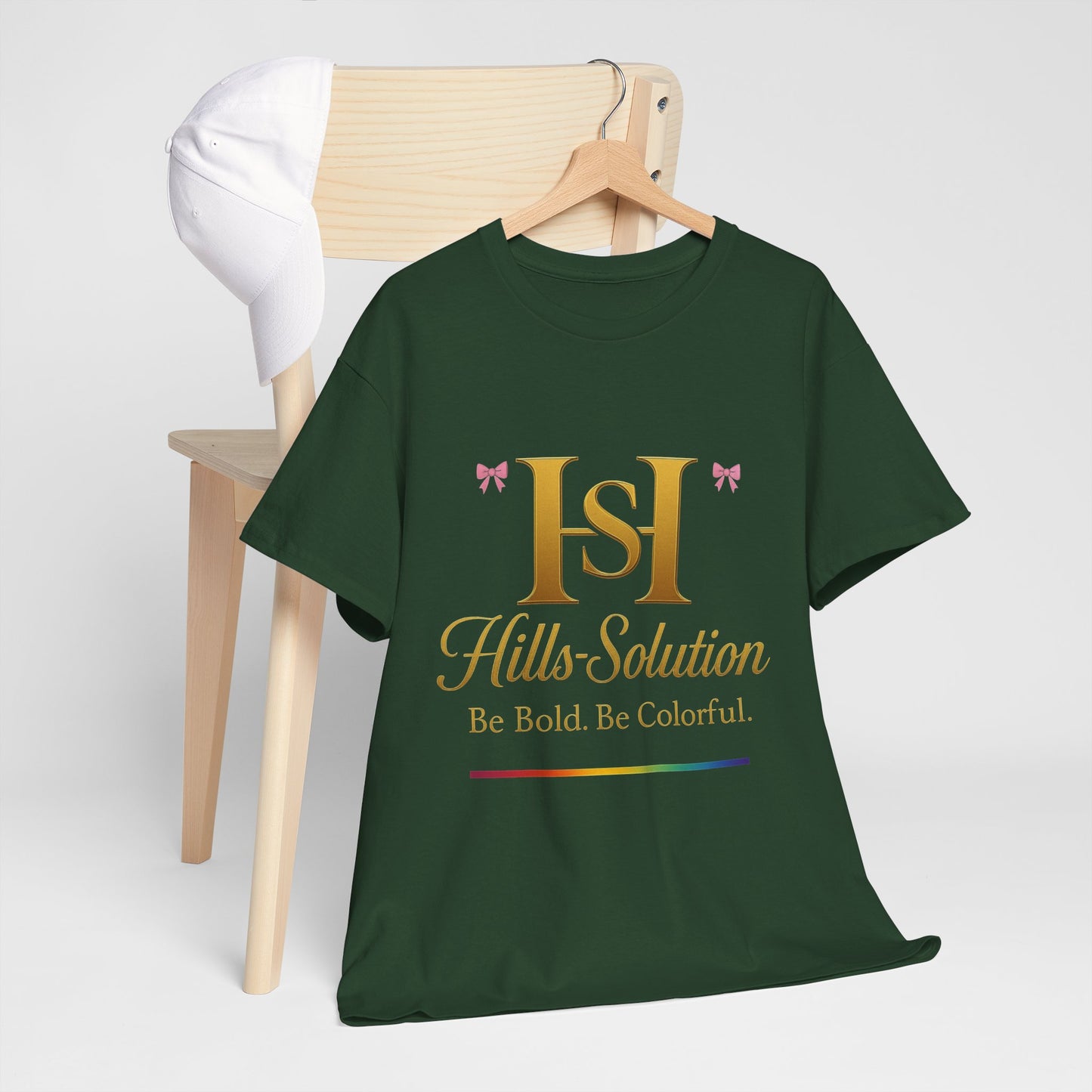 Be Bold Be Colorful Graphic Tee — Vibrant Hills Solution T-Shirt