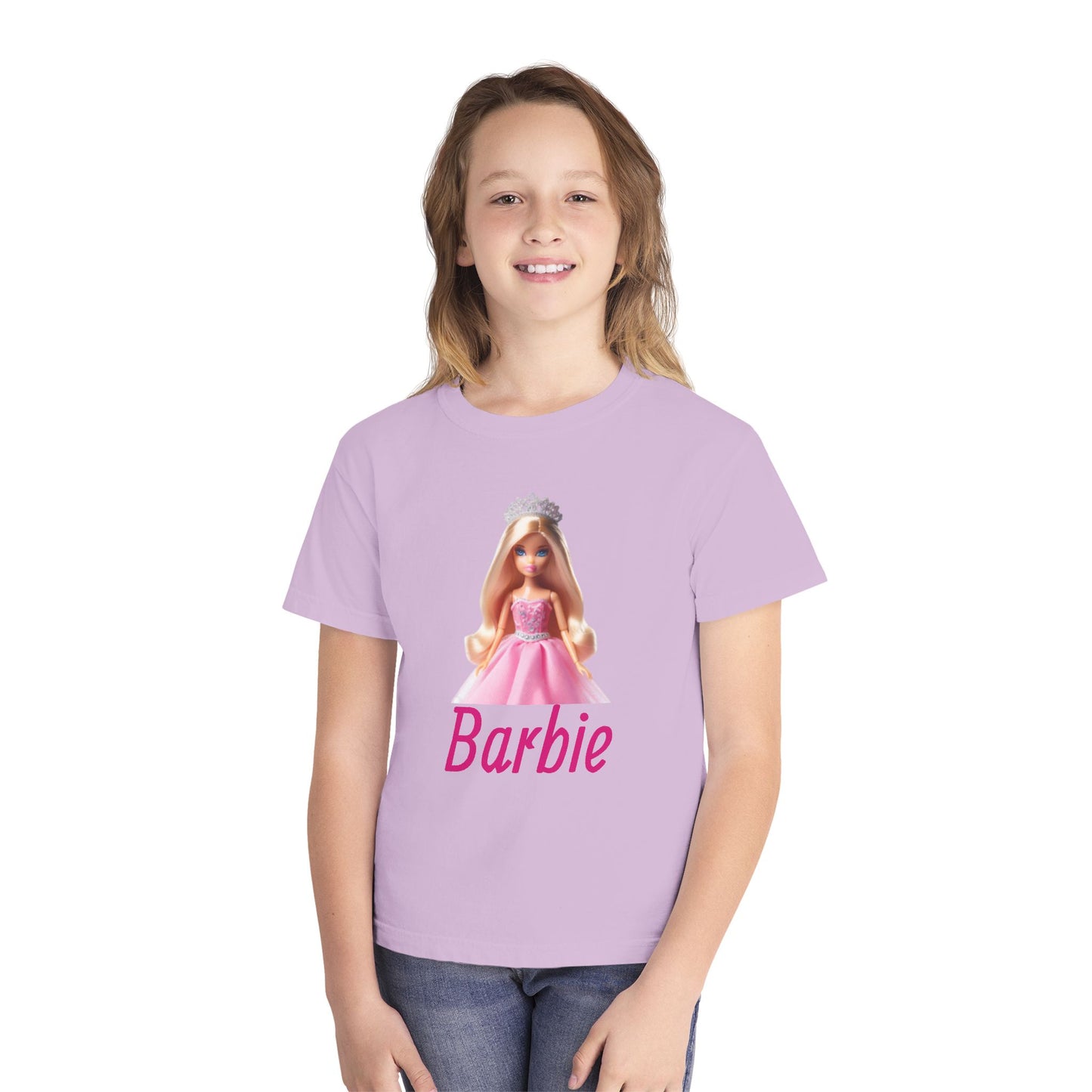 Barbie Youth Midweight Tee, Cute Kids Shirt, Barbie Fan Gift, Birthday Shirt, Playdate Outfit