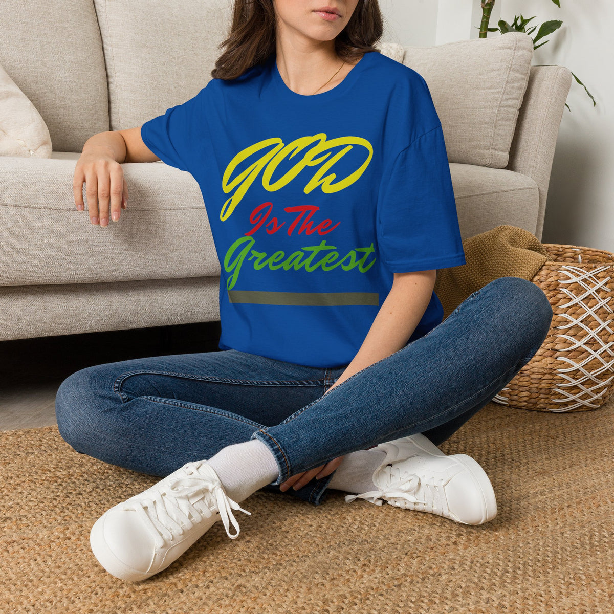 God Is The Greatest T-Shirt — Inspirational Christian Faith Tee