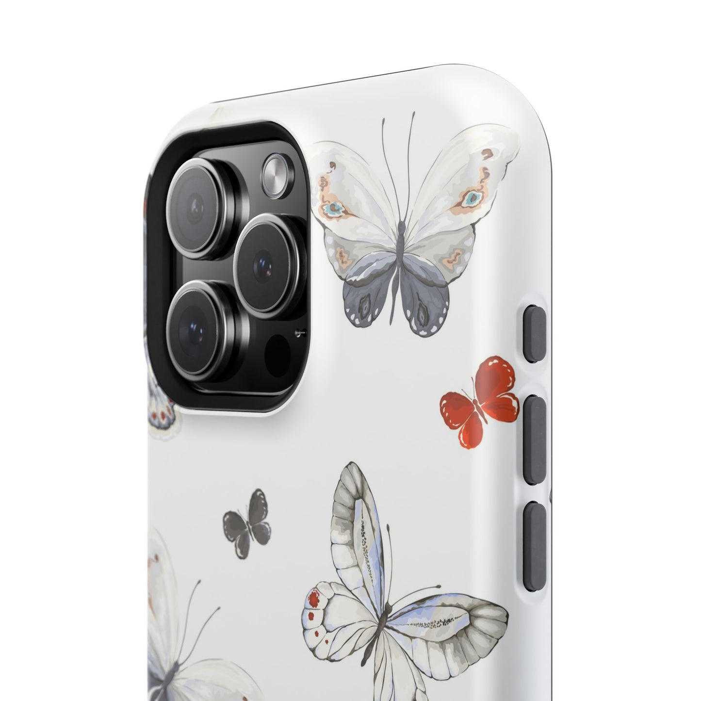 Butterfly Impact-Resistant Phone Case, Elegant Phone Cover, Gifts for Her, Nature Lovers, Eco-friendly Design, Cute Butterfly Case