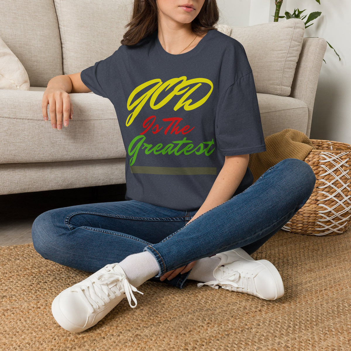 God Is The Greatest T-Shirt — Inspirational Christian Faith Tee