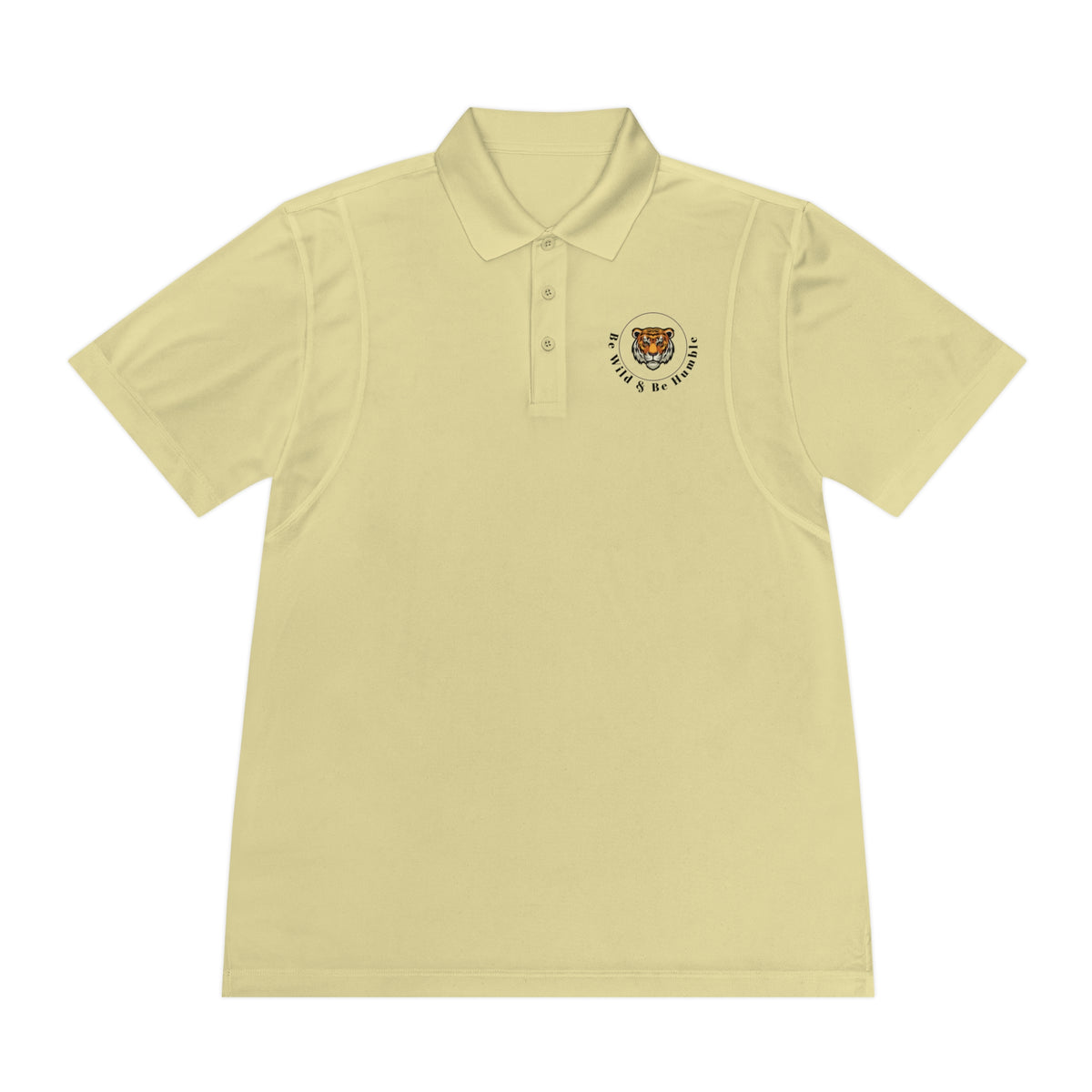 Men's Tiger Crest Polo Shirt — Athletic Golf & Casual Sport Polo