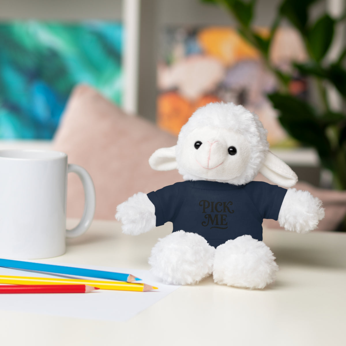 Pick Me Plush Bear with Tee — Cute Stuffed Animal Gift