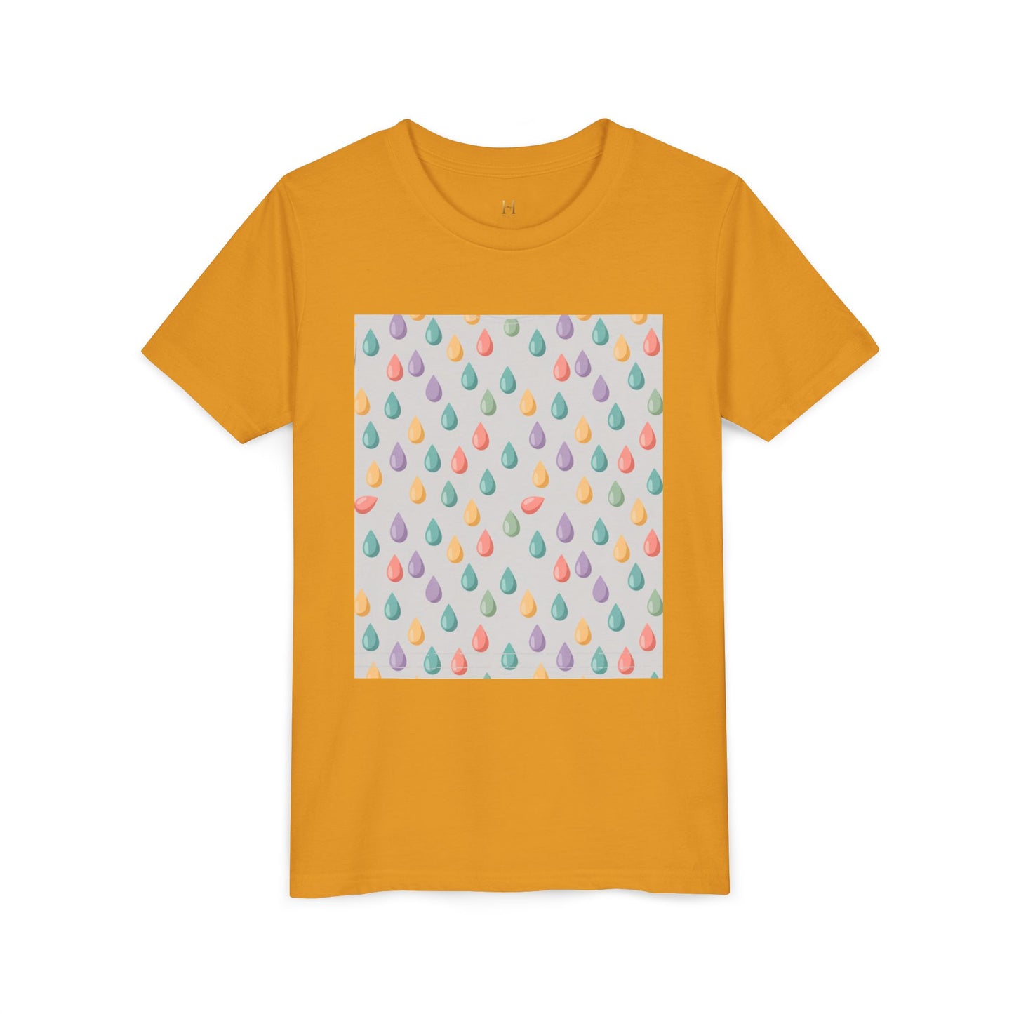 Colorful Water Droplet Youth Tee