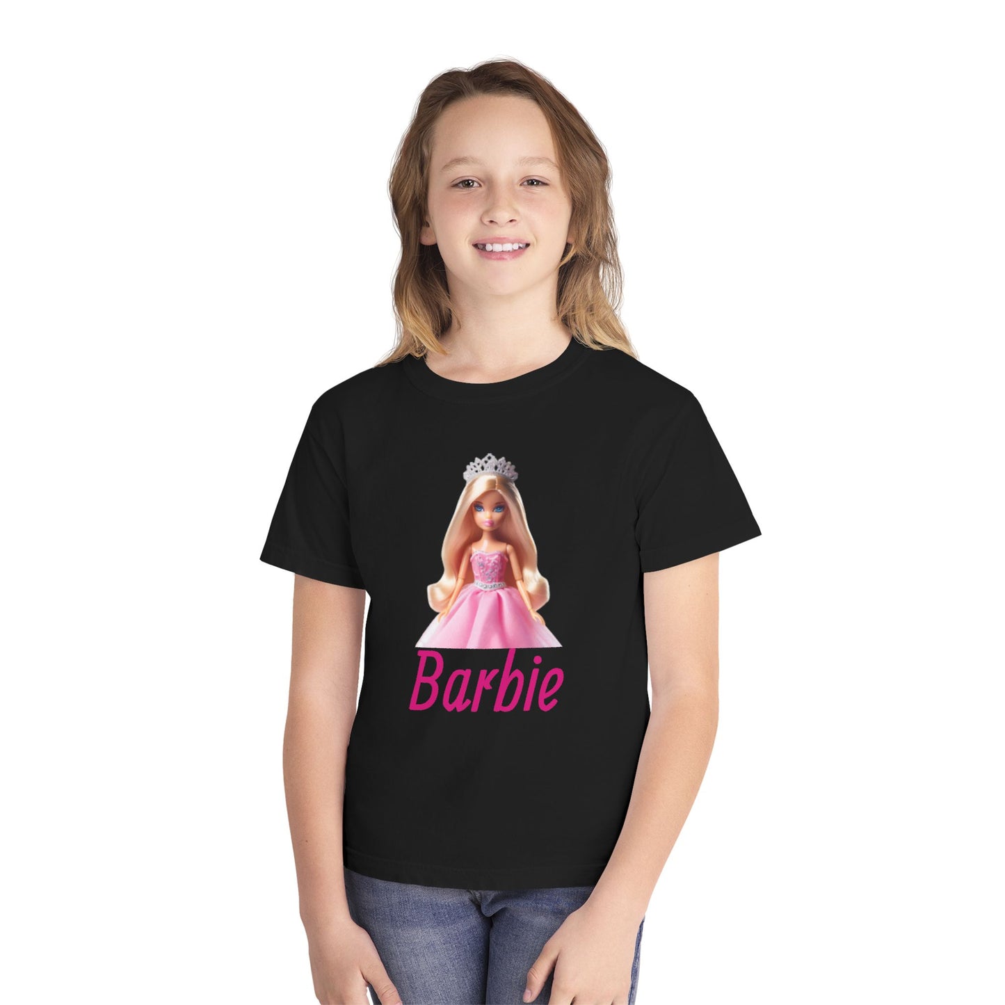 Barbie Youth Midweight Tee, Cute Kids Shirt, Barbie Fan Gift, Birthday Shirt, Playdate Outfit