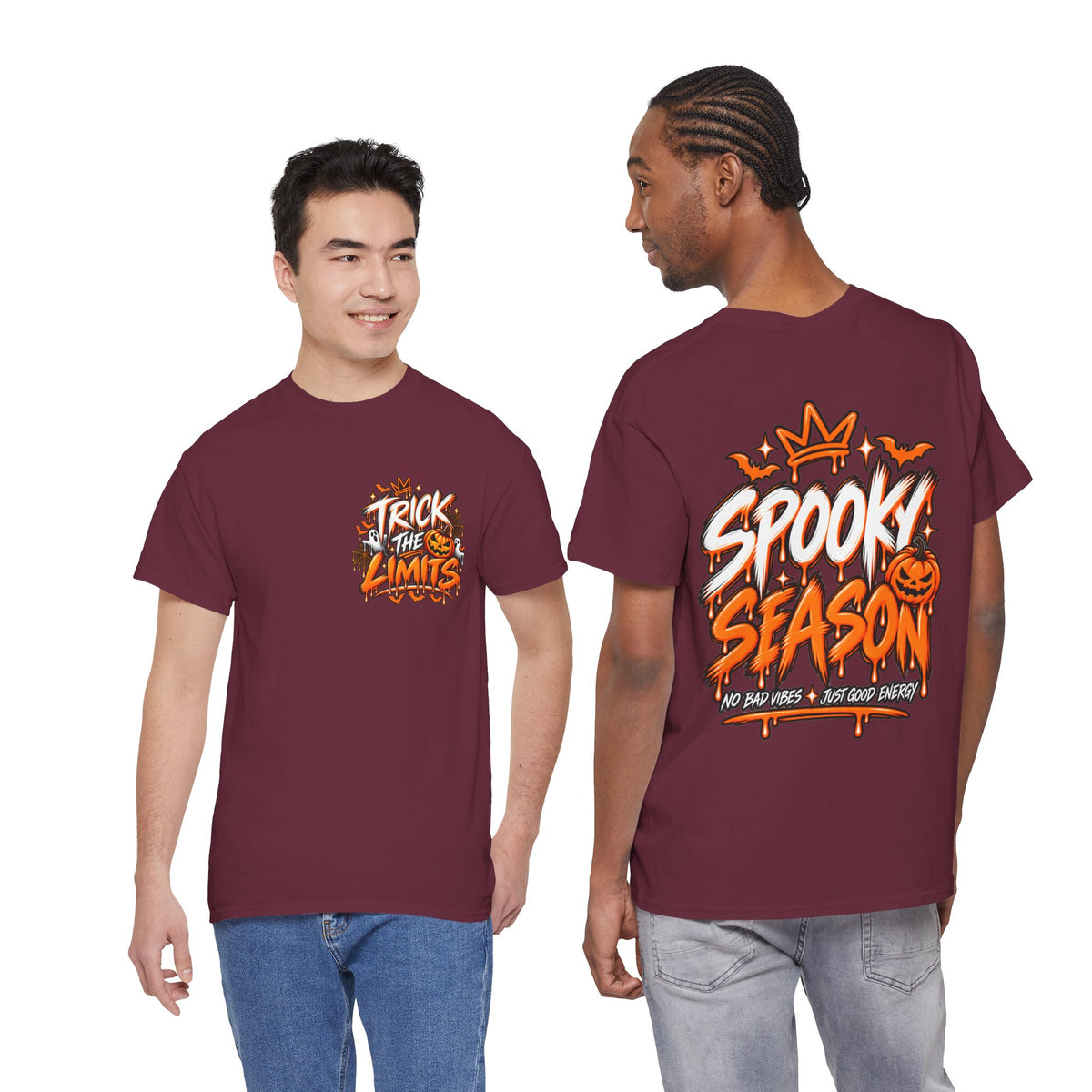 Spooky Season T-Shirt — 'Trick the Limits' Halloween Graphic Tee