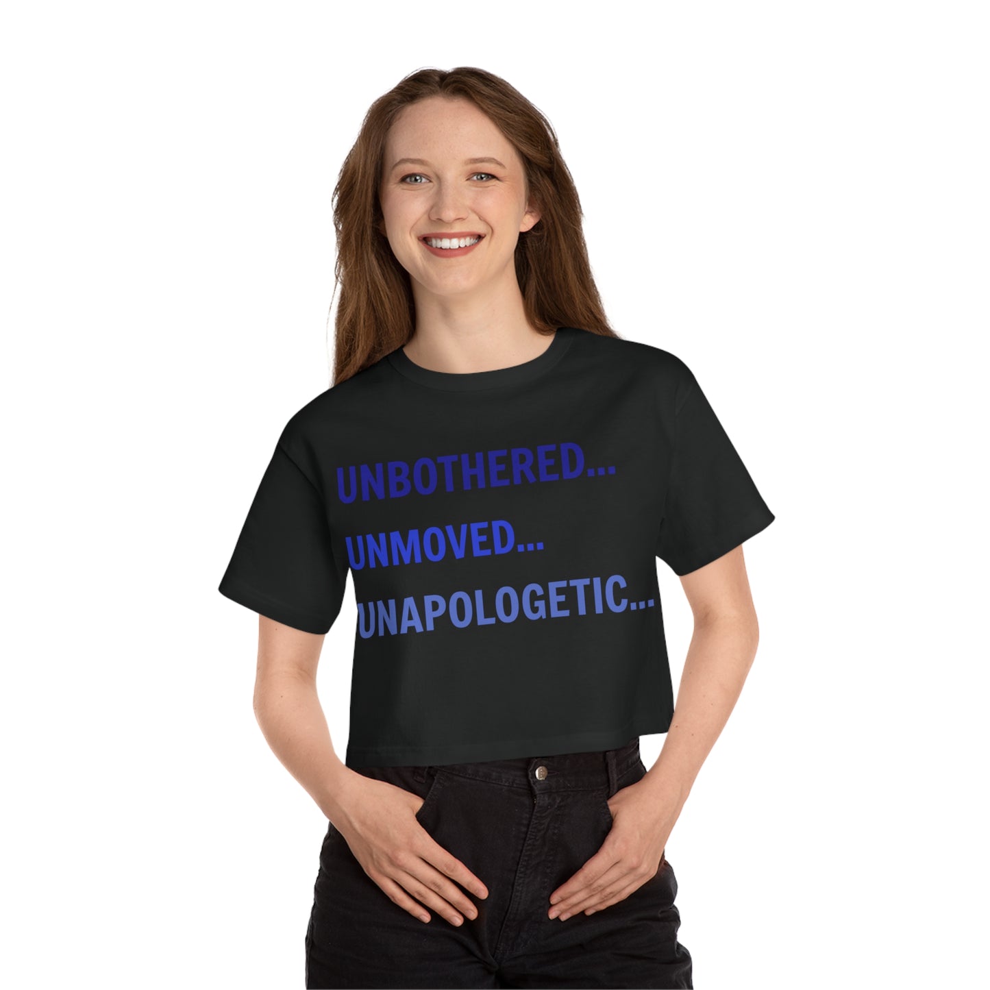 Unbothered Women's Cropped Tee