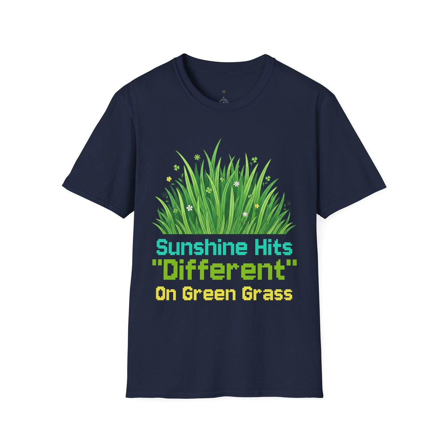 Sunshine Hits "Different" On Green Grass T-Shirt