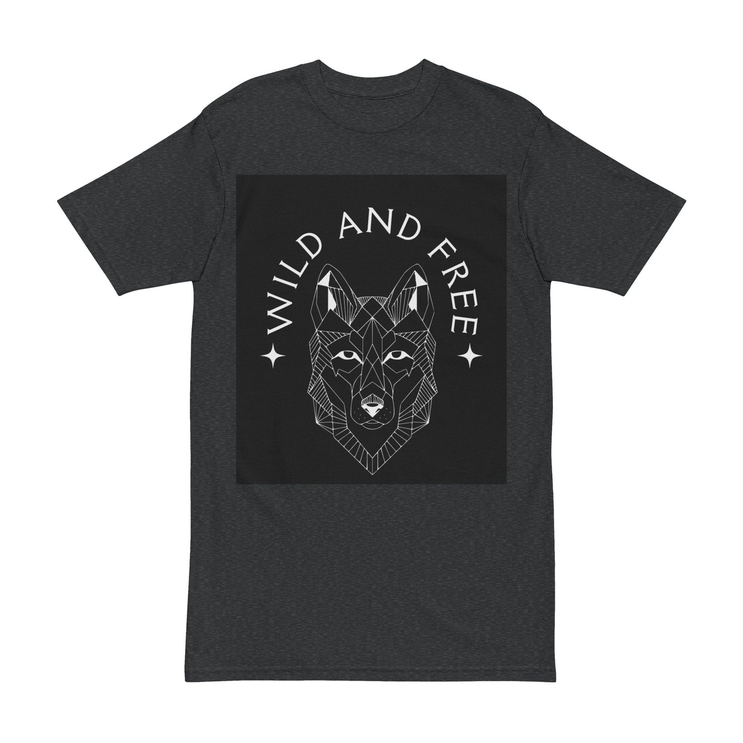 Wild and Free Wolf T-Shirt — Graphic Men's Tee