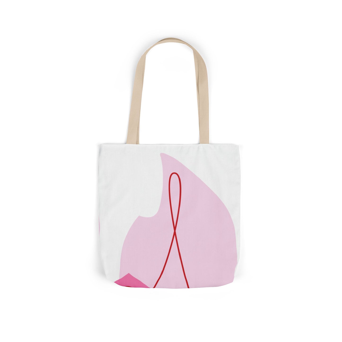 Chic Pink Canvas Tote Bag, Stylish Shopper, Eco-Friendly Gift, Beach Bag, Cute Grocery Bag, Artisan Handbag, Fashion Accessory