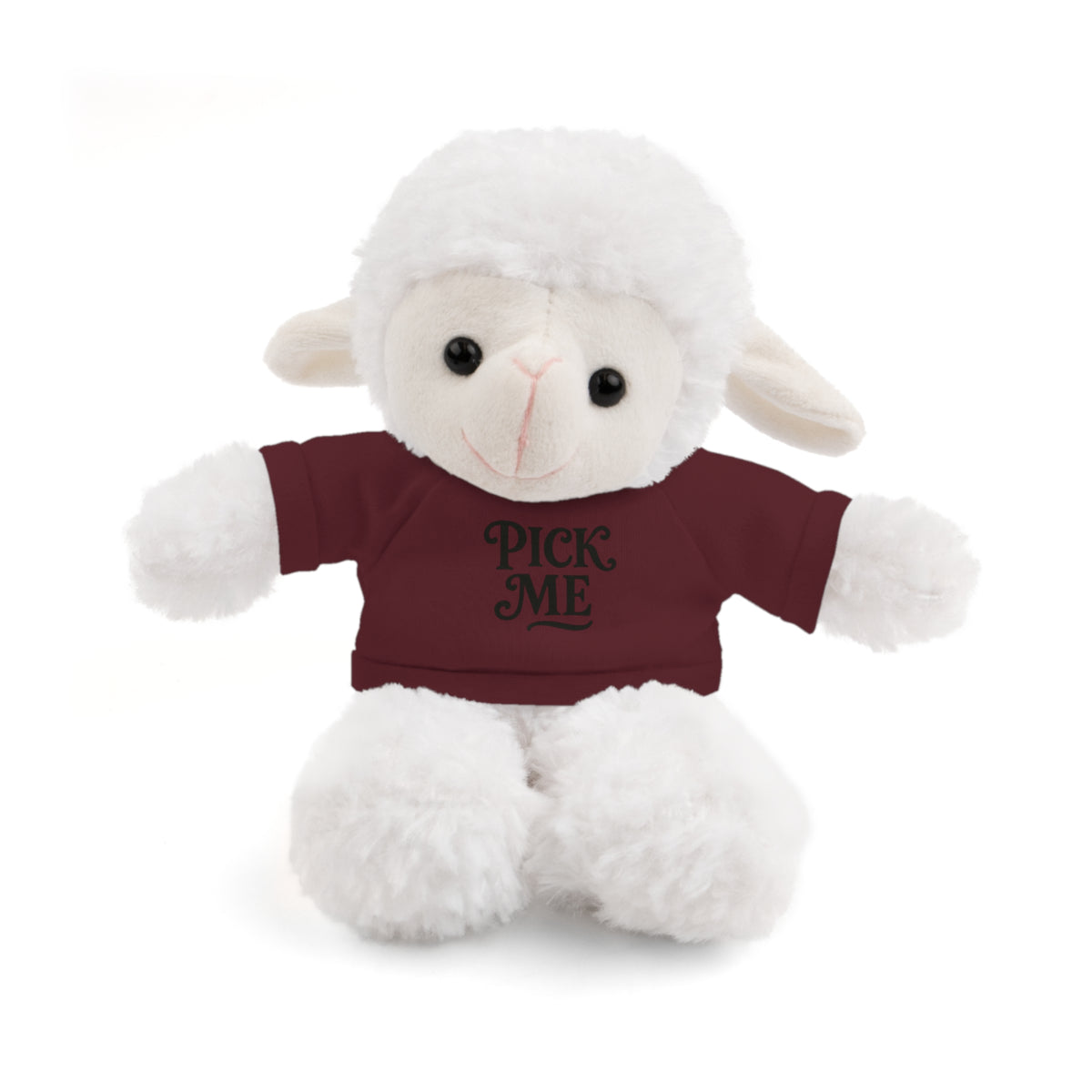 Pick Me Plush Bear with Tee — Cute Stuffed Animal Gift