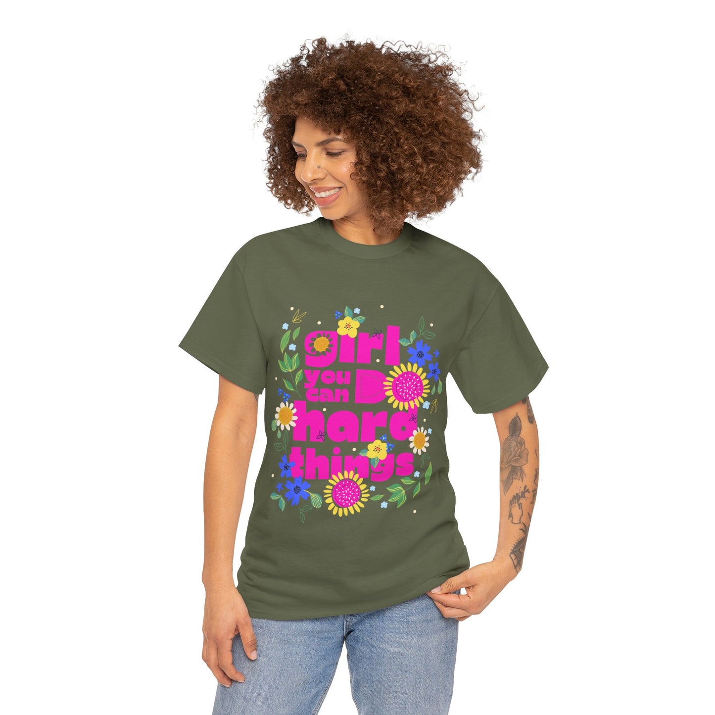Girl You Can Do Hard Things Tee
