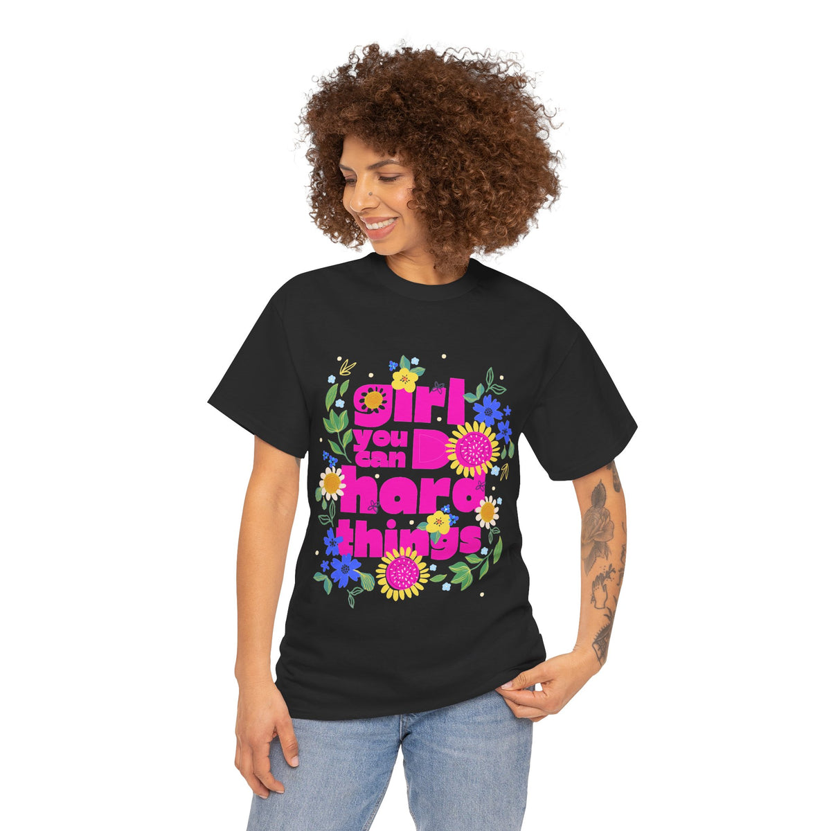 Girl You Can Do Hard Things Tee