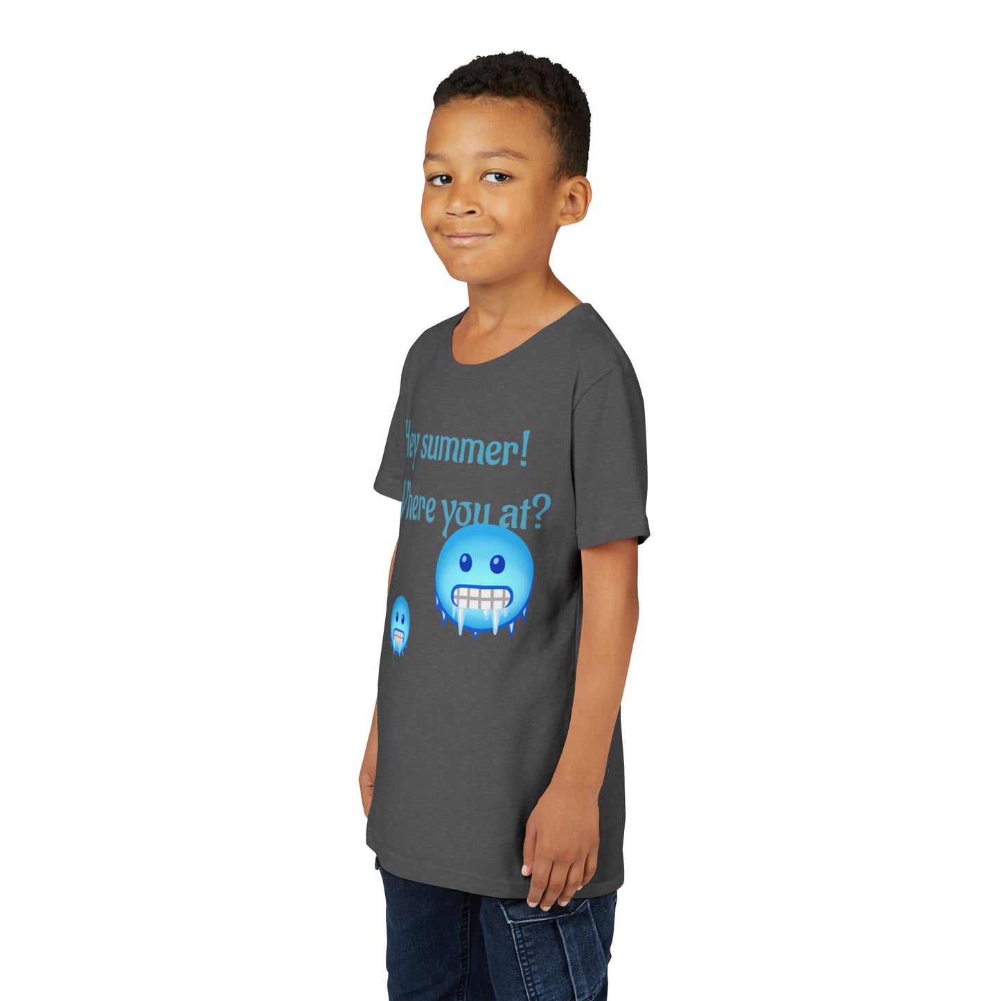 Youth Summer Vibe Tee, Kids Beach Tee